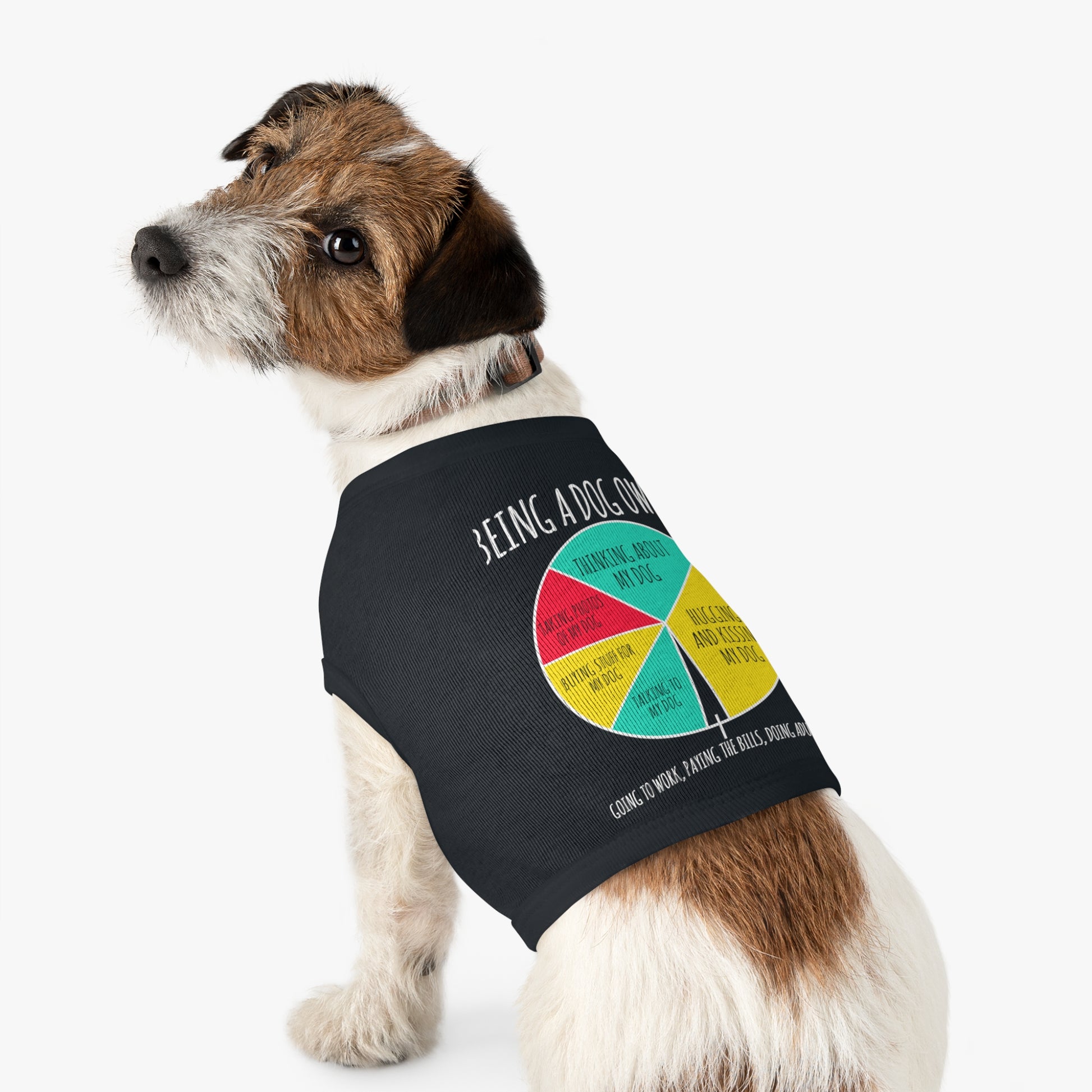 Humorous Dog Owner Pet Tank Top, Funny Pet Apparel for Dog Lovers, Cute Dog Gifts, Pet Clothing for All Occasions