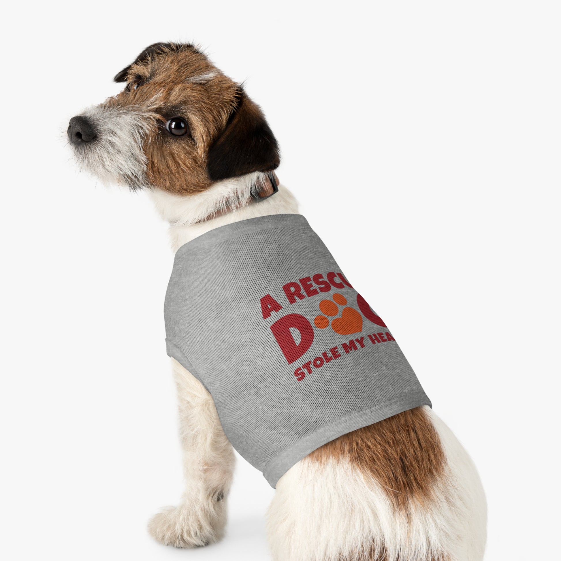 Adorable Rescue Dog Tank Top for Pets, Cute Pet Apparel, Dog Lover Gift, Pet Fashion, Animal Rescue Support