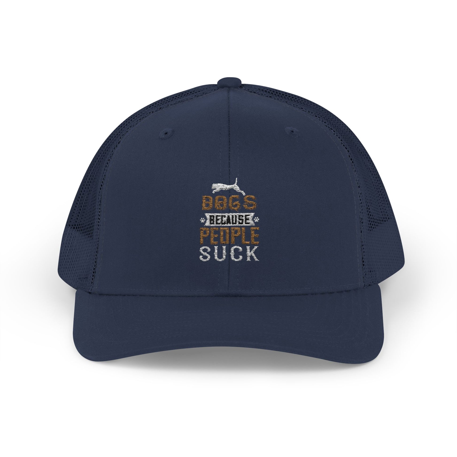 Dogs Because People Suck Snapback Trucker Cap