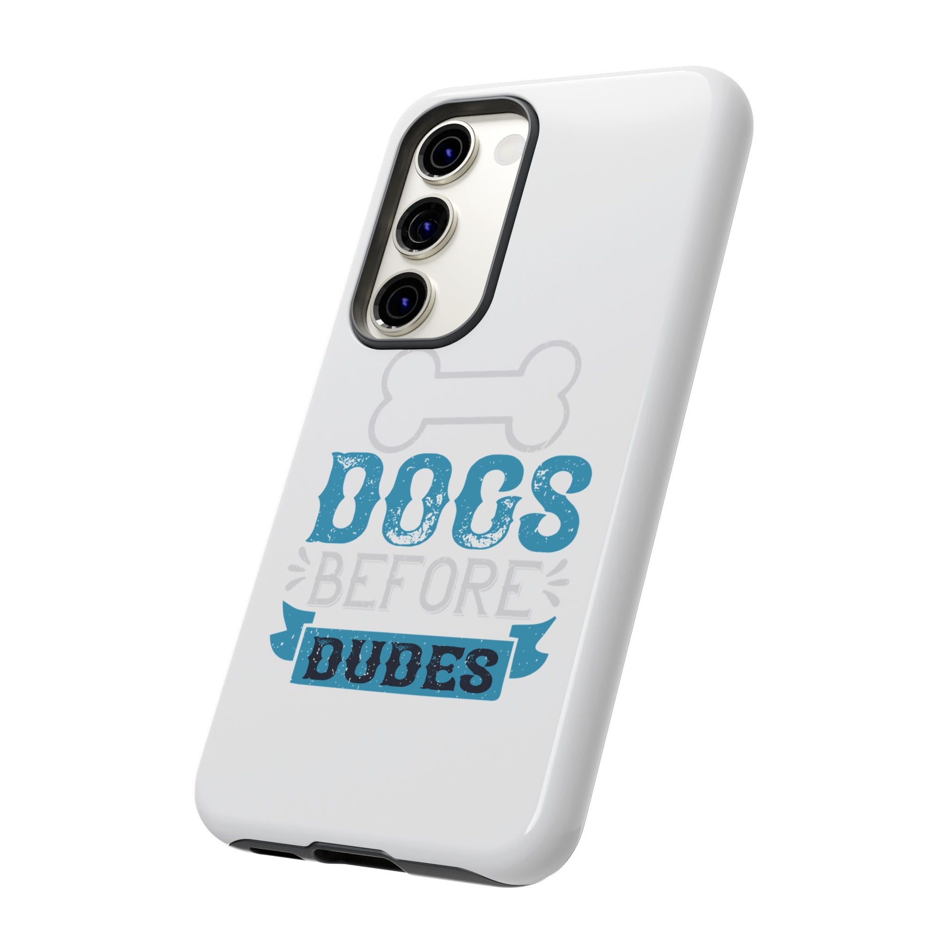 Dog Lover Phone Case, Dogs Before Dudes, Puppy Gift, Pet Parent Accessory, Cute Dog iPhone Cover, Durable Tough Case