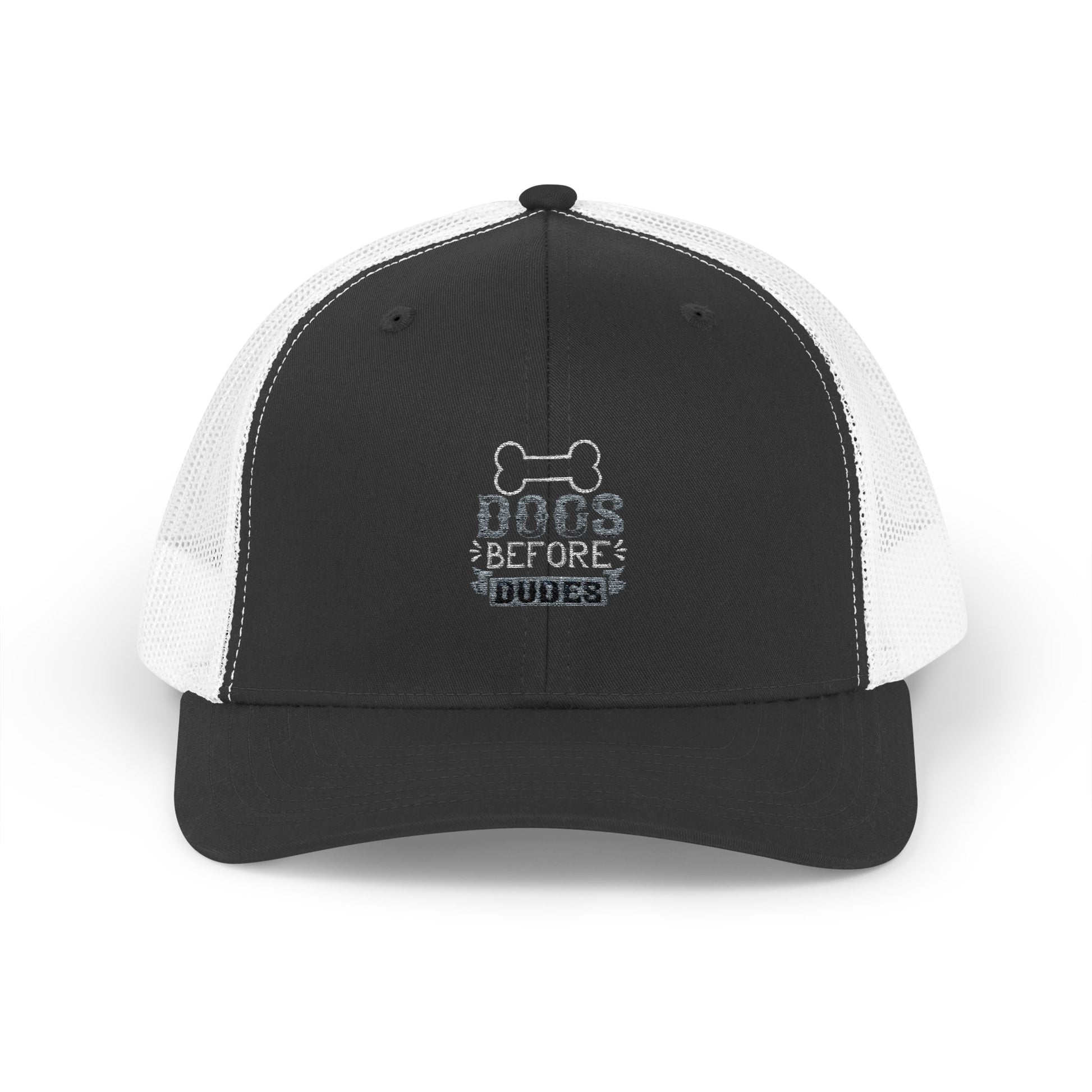 Dogs Before Dudes Snapback Trucker Cap