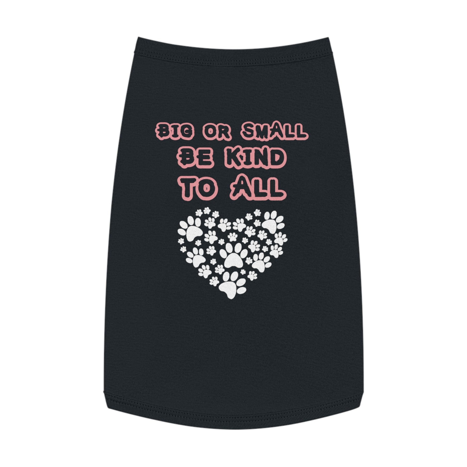 Cute Pet Tank Top, Dog Lover Gift, Be Kind to All, Summer Pet Apparel, Sassy Canine Outfit