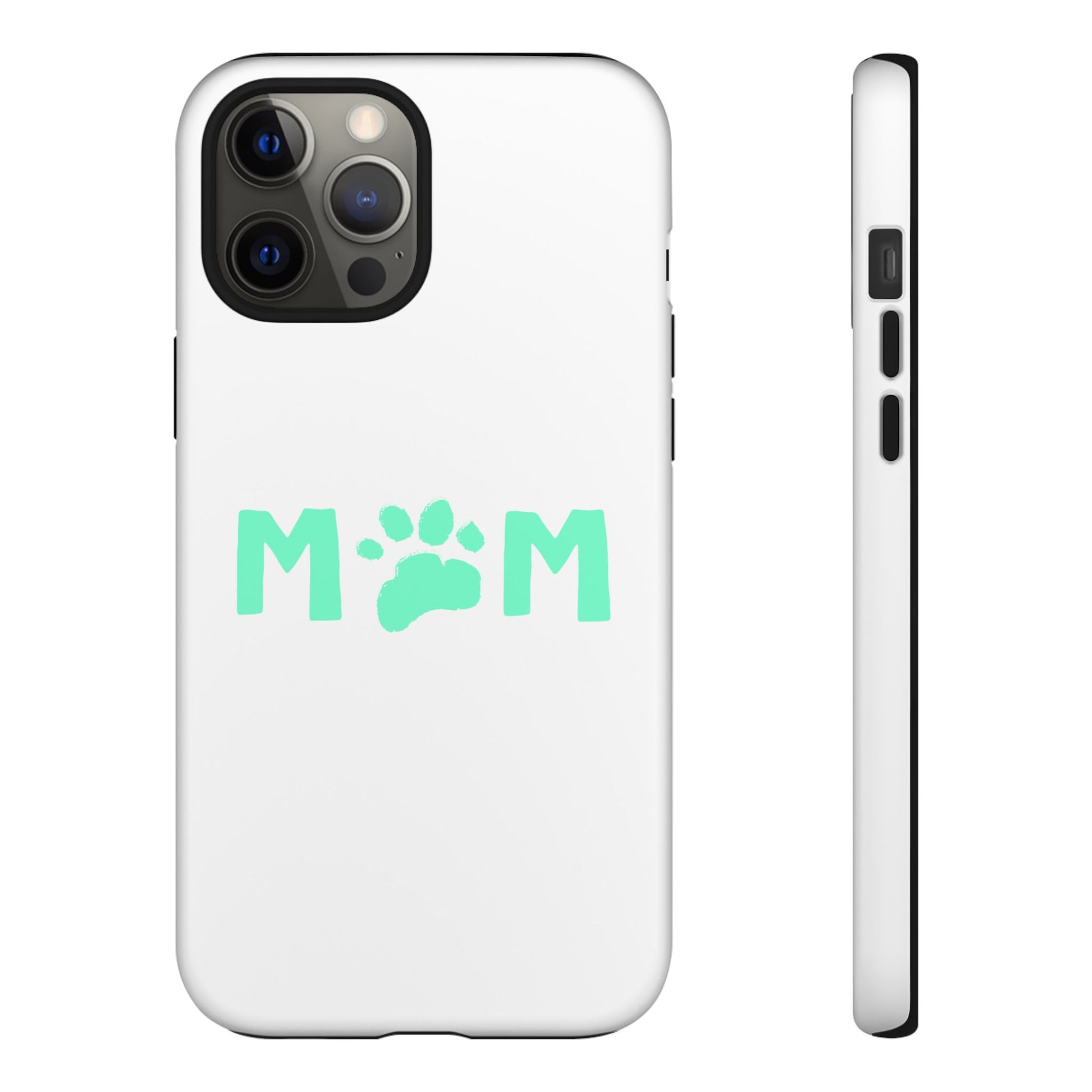Personalized Tough Phone Cases for Moms, Pet Lover Gifts, Cute Phone Accessories, Customizable Pet Paw Designs, Mother's Day Gift