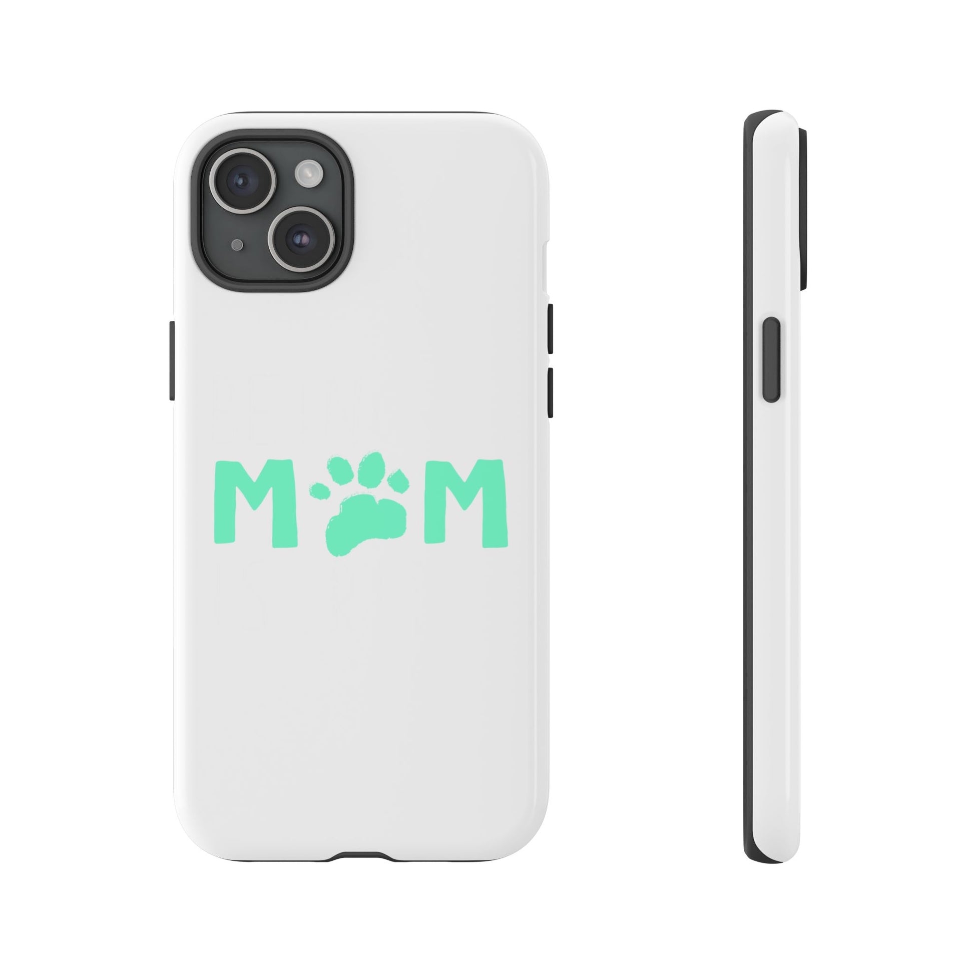Personalized Tough Phone Cases for Moms, Pet Lover Gifts, Cute Phone Accessories, Customizable Pet Paw Designs, Mother's Day Gift