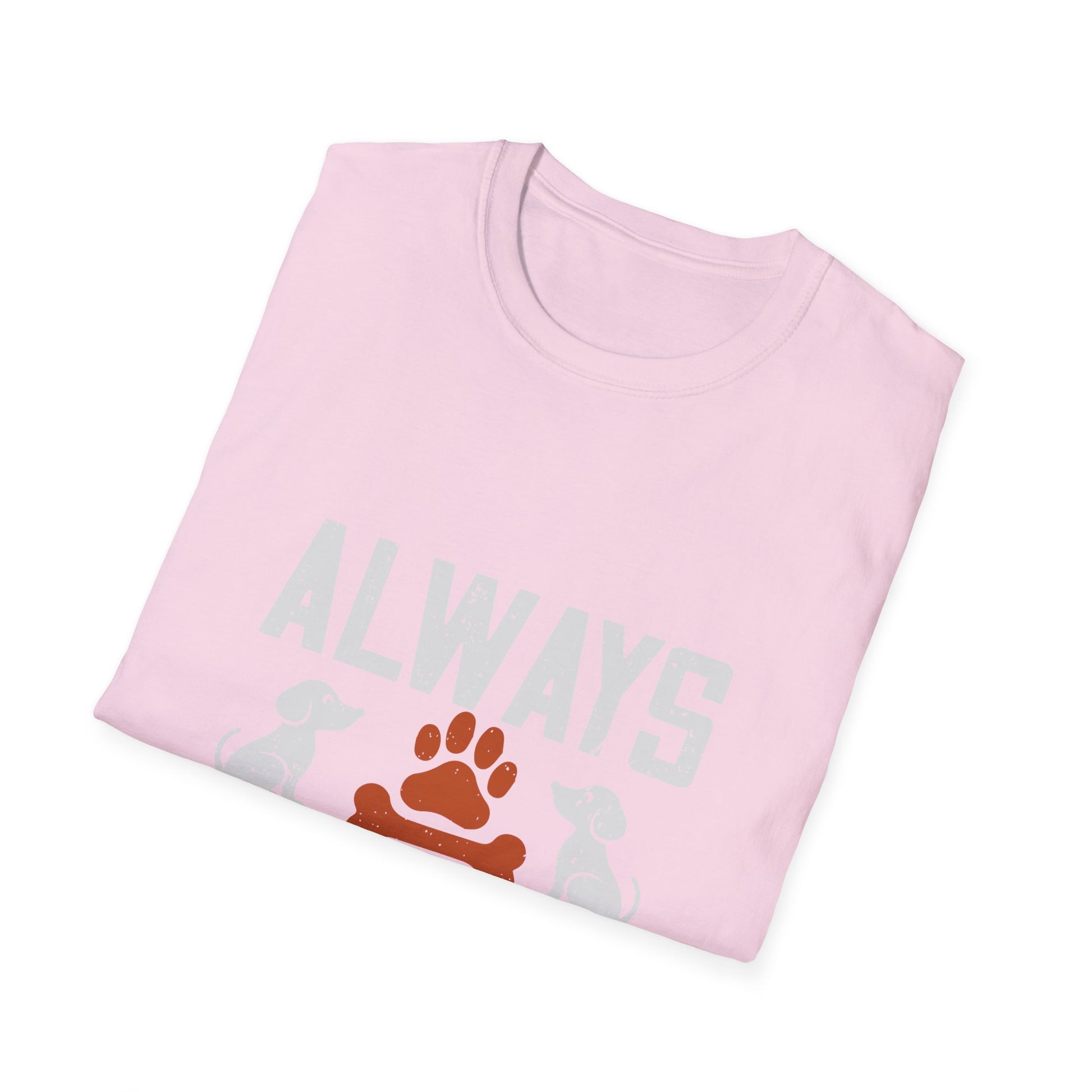 Always Think Pawsitive T-Shirt, Pet Lover Gift, Dog Owner Tee, Positive Vibes Shirt, Animal Rescue Fundraiser