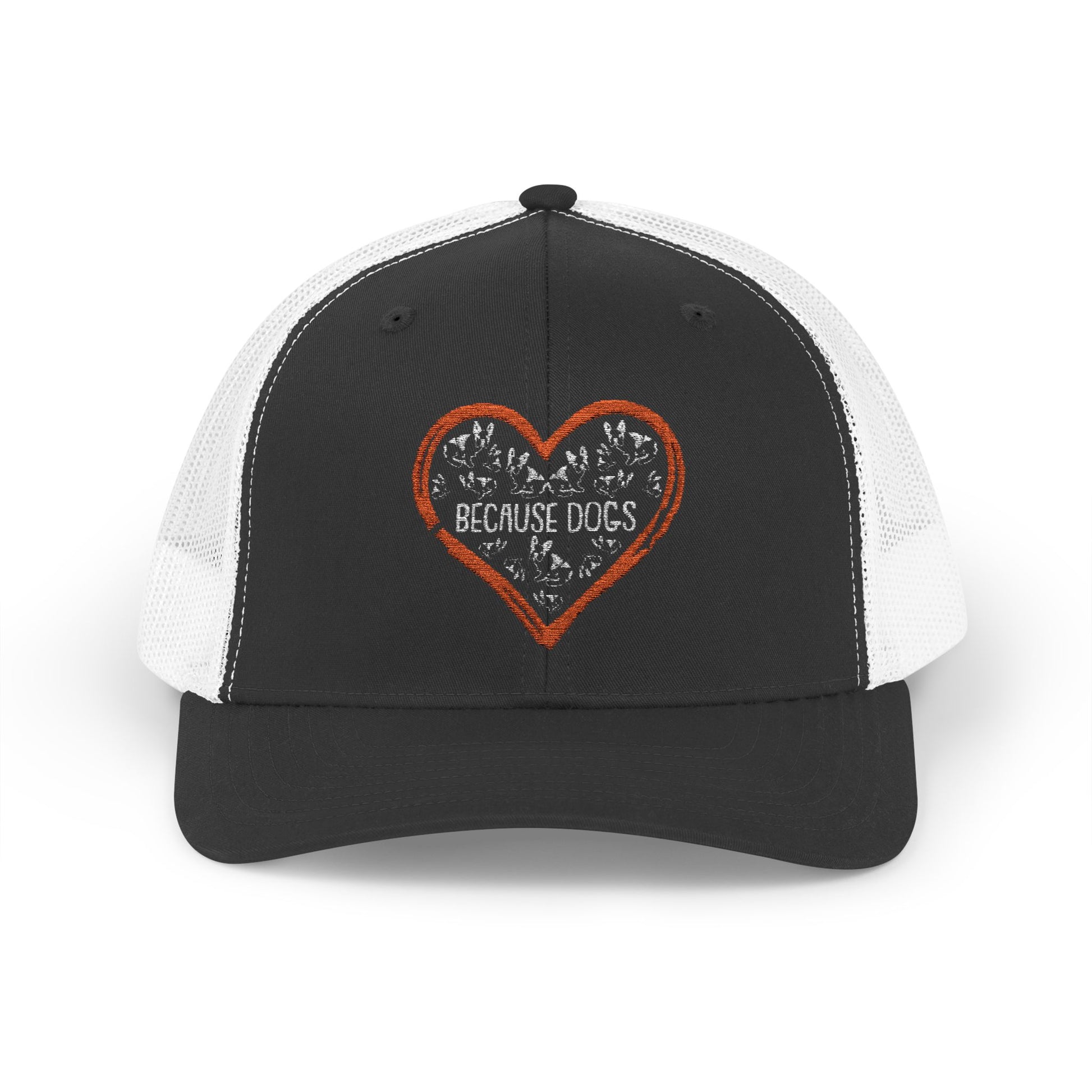 Dog Lovers Snapback Cap with Heart Design