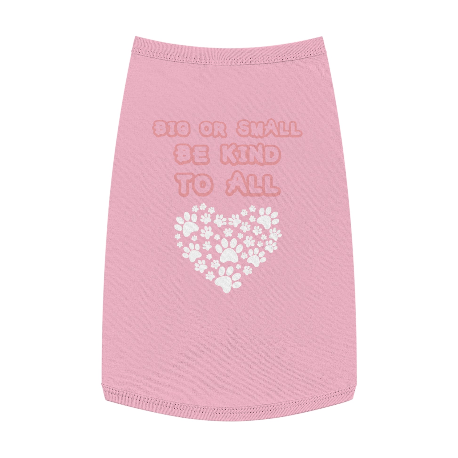 Cute Pet Tank Top, Dog Lover Gift, Be Kind to All, Summer Pet Apparel, Sassy Canine Outfit