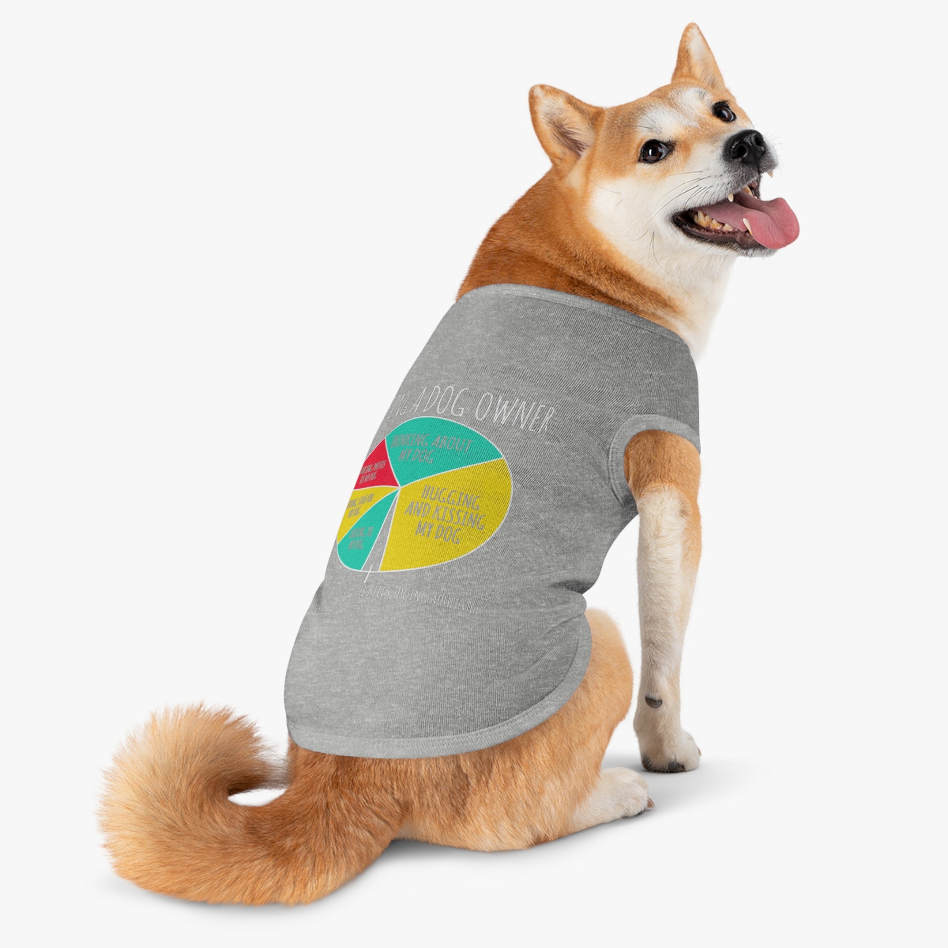 Humorous Dog Owner Pet Tank Top, Funny Pet Apparel for Dog Lovers, Cute Dog Gifts, Pet Clothing for All Occasions