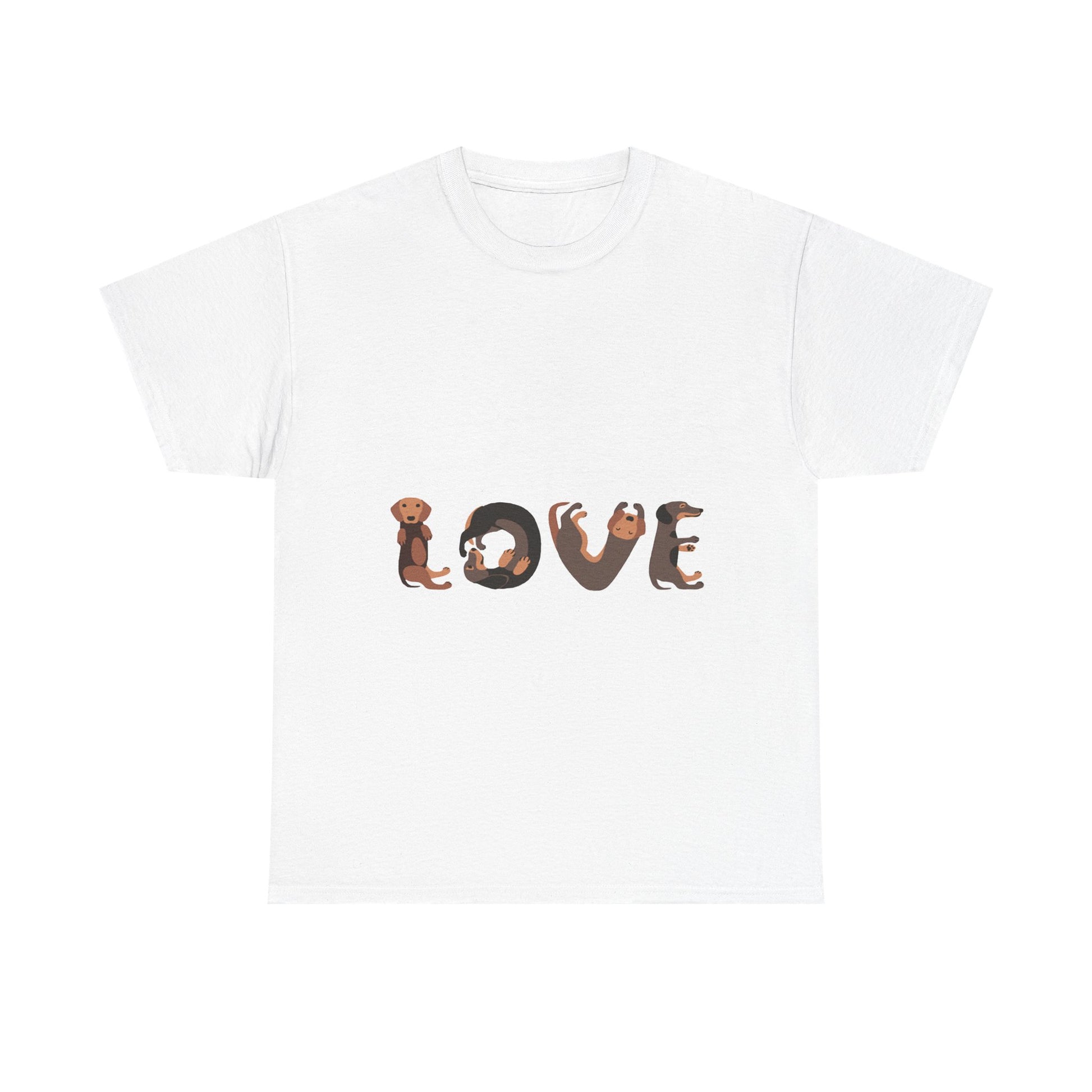 Cute Pet Lover T-Shirt, Love Graphic Tee, Dog Mom Gift, Animal Lover Shirt, Perfect for Casual Wear, Gifts for Pet Owners