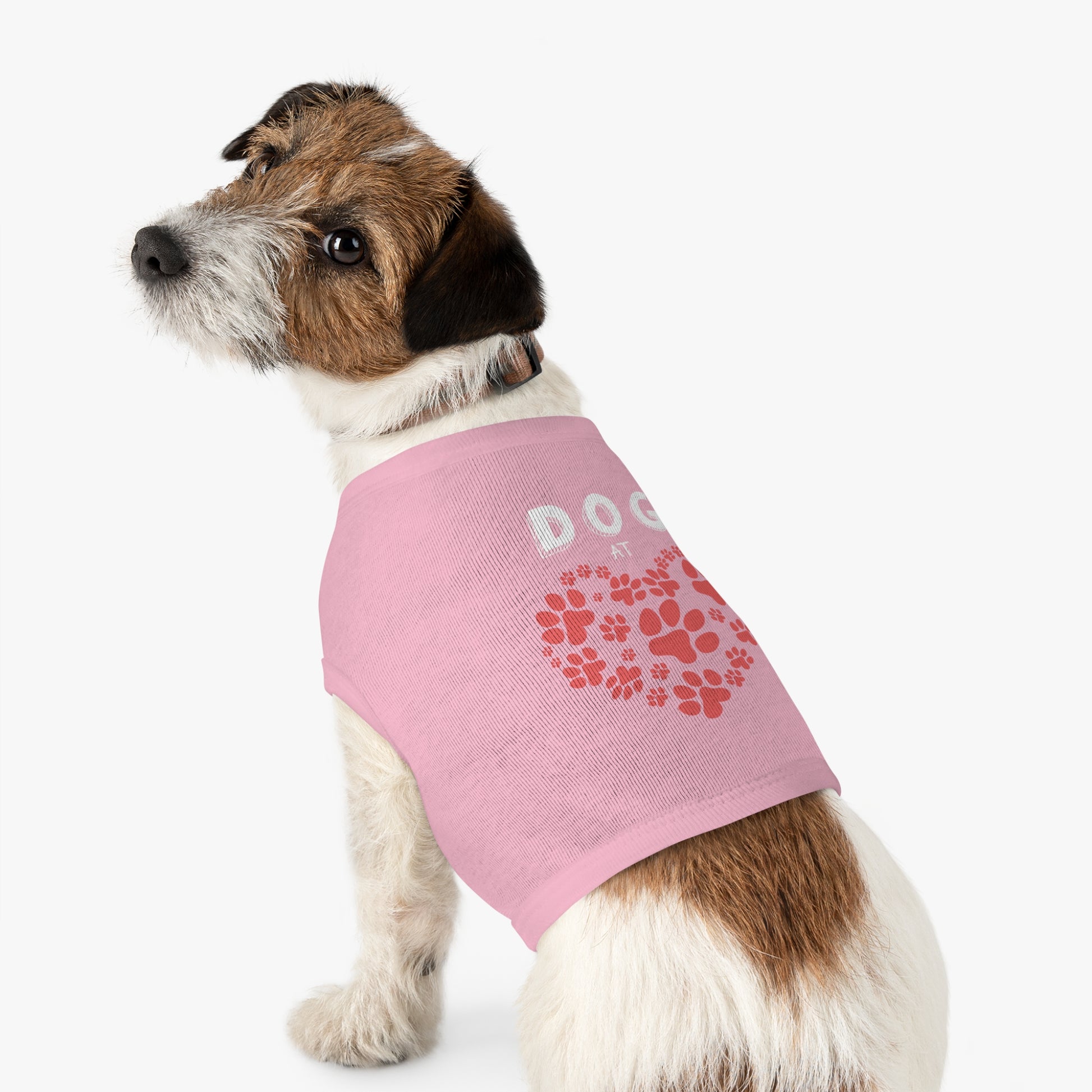 Heart Paw Pet Tank Top | Dog Lover Gift, Pet Apparel, Cute Dog Clothes, Summer Pet Fashion, Adorable Pet Outfit