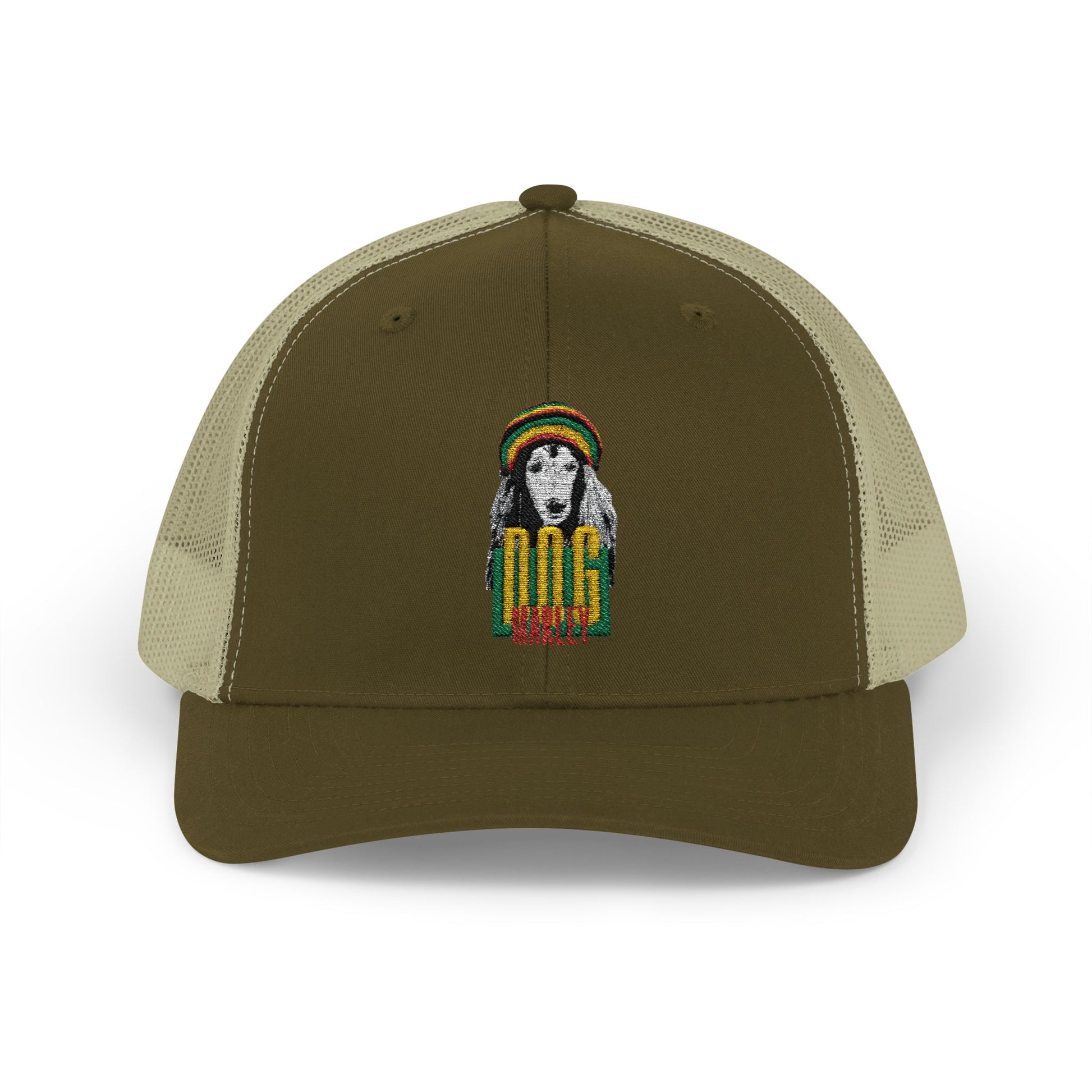 Rasta Lion Snapback Trucker Cap
