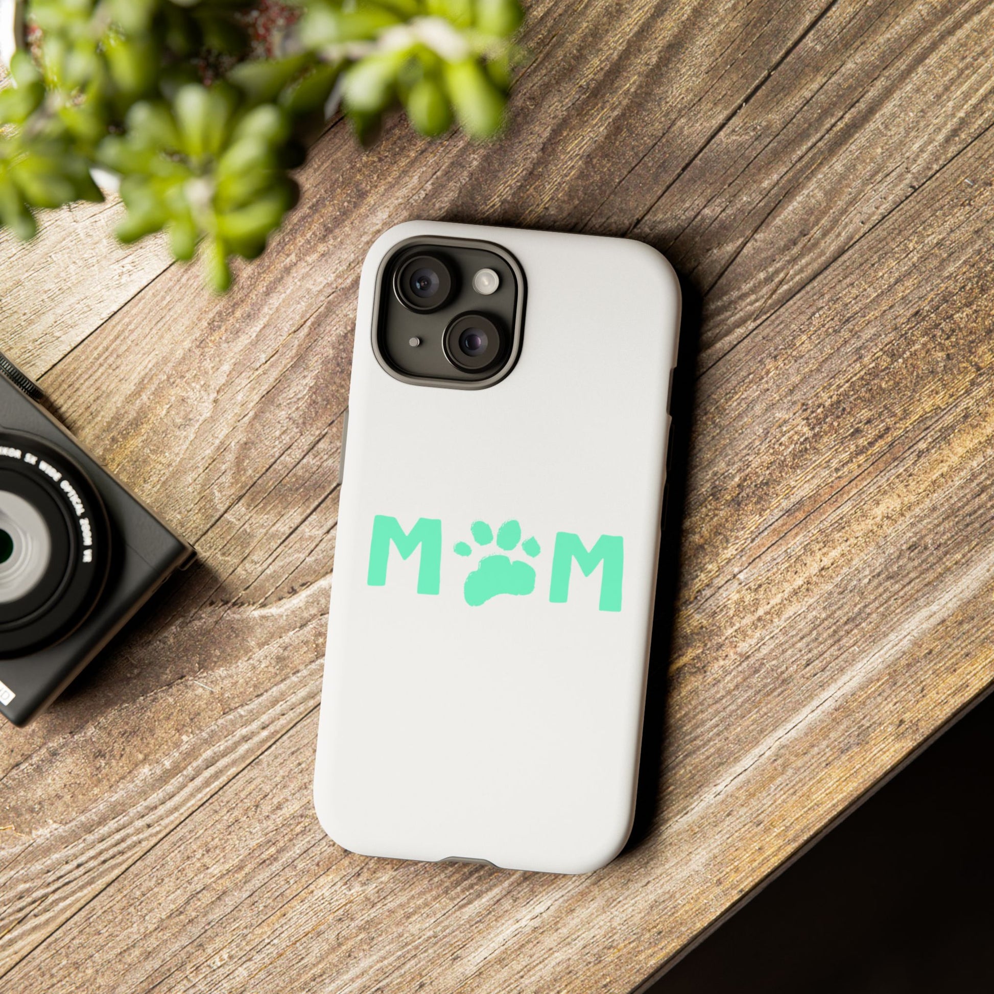 Personalized Tough Phone Cases for Moms, Pet Lover Gifts, Cute Phone Accessories, Customizable Pet Paw Designs, Mother's Day Gift