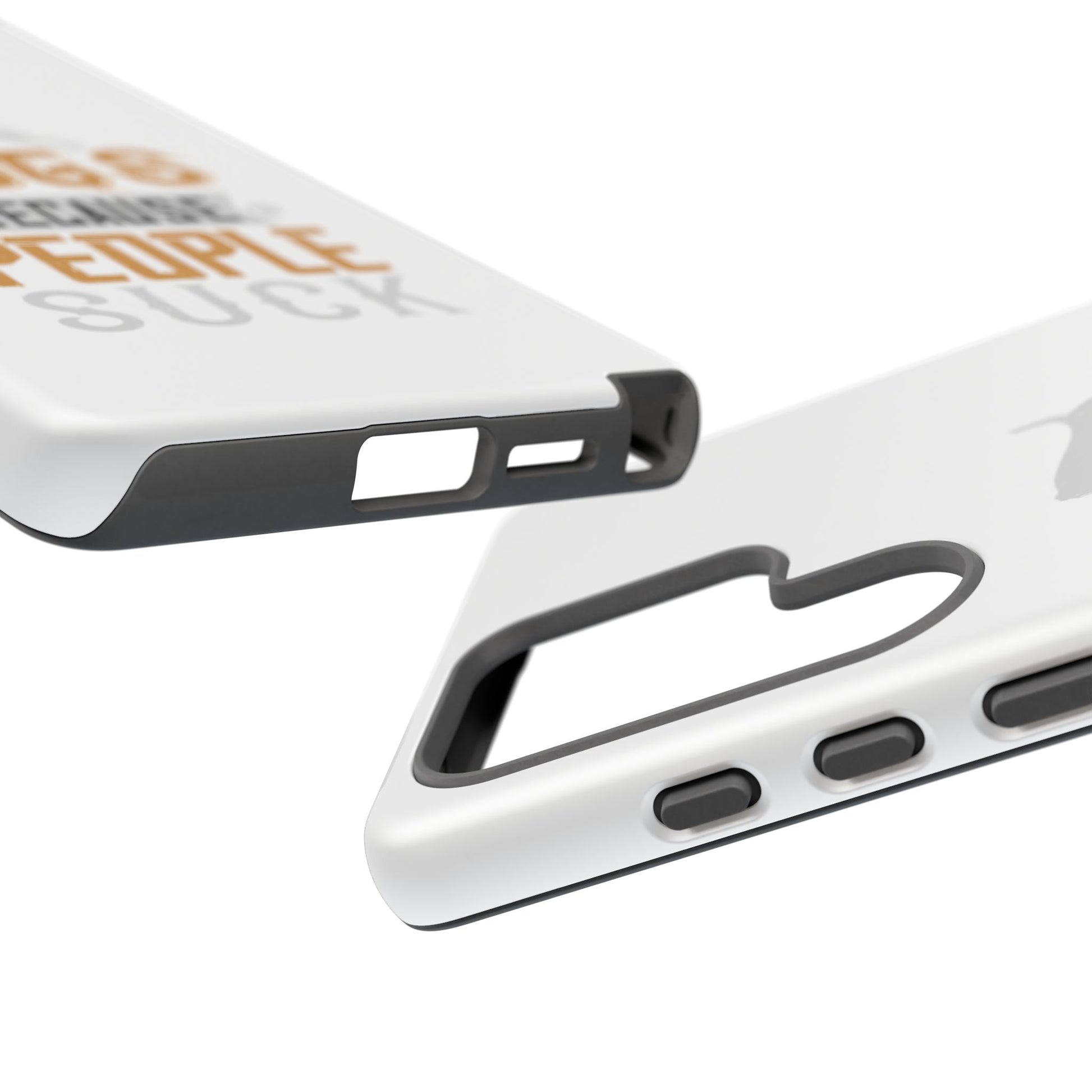 Funny Dog Lover Phone Case - Dogs Because People Suck, Pet Owner Gift, Dog Mom Tees, Unique Gift for Dog Lovers, Humorous Pet Accessories