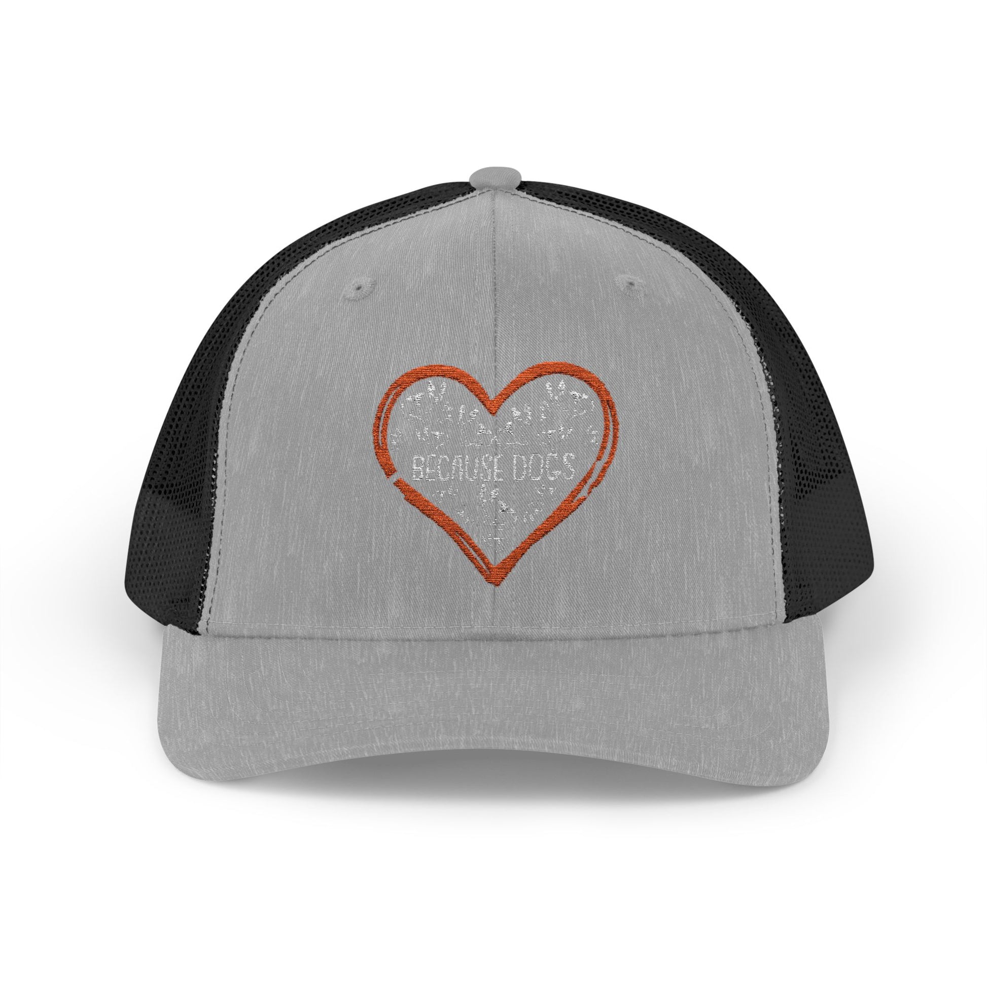 Dog Lovers Snapback Cap with Heart Design
