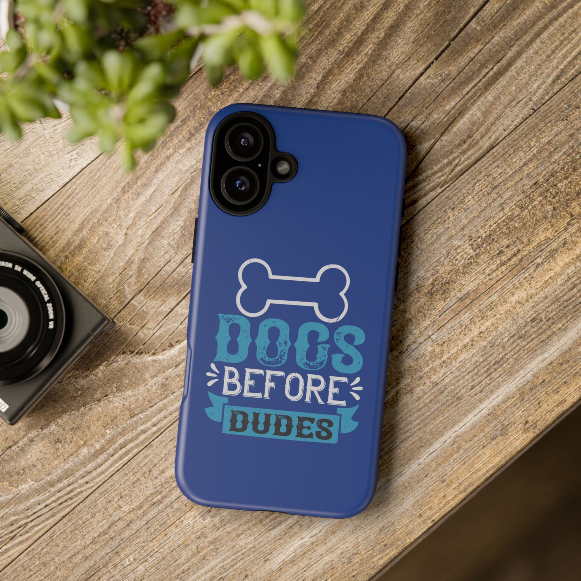 Dog Lover Phone Case, Dogs Before Dudes, Puppy Gift, Pet Parent Accessory, Cute Dog iPhone Cover, Durable Tough Case