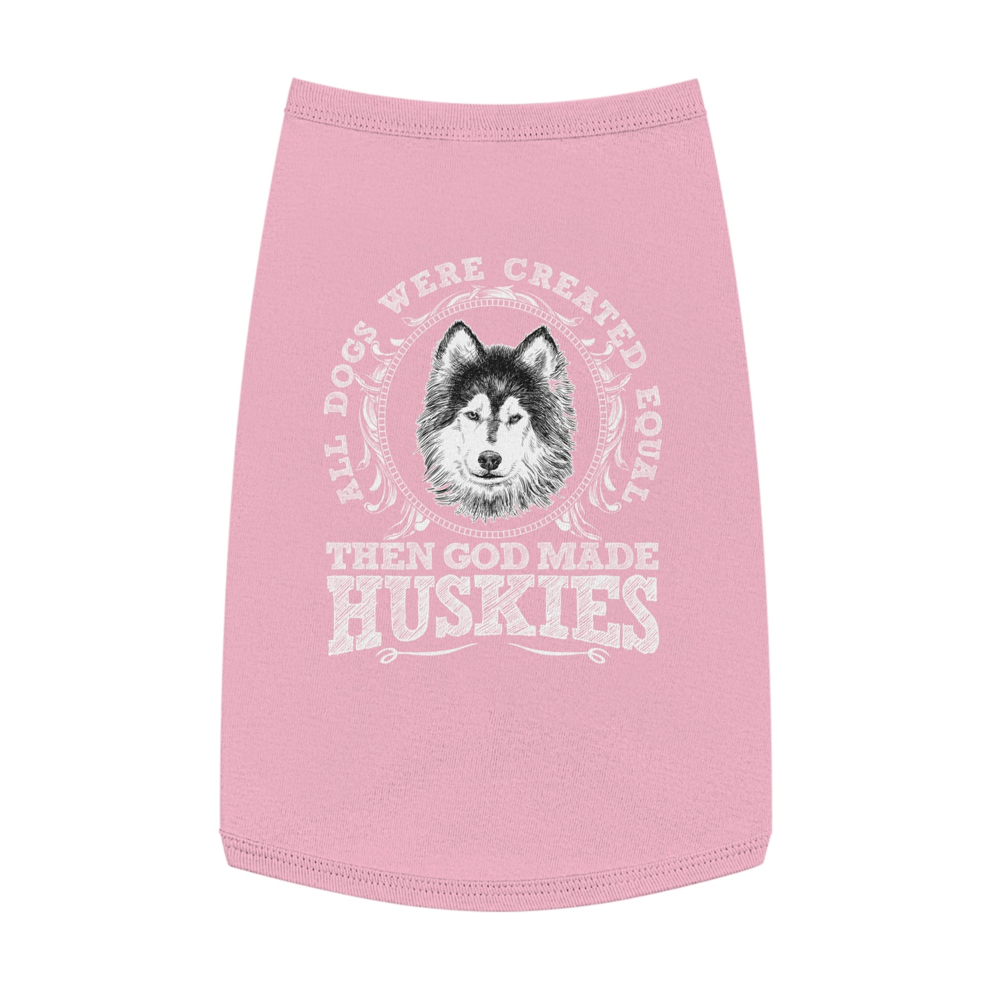 Husky Love Pet Tank Top, Funny Dog Apparel, Pet Clothing, Gifts for Dog Lovers, Pet Accessories, Summer Dog Shirt