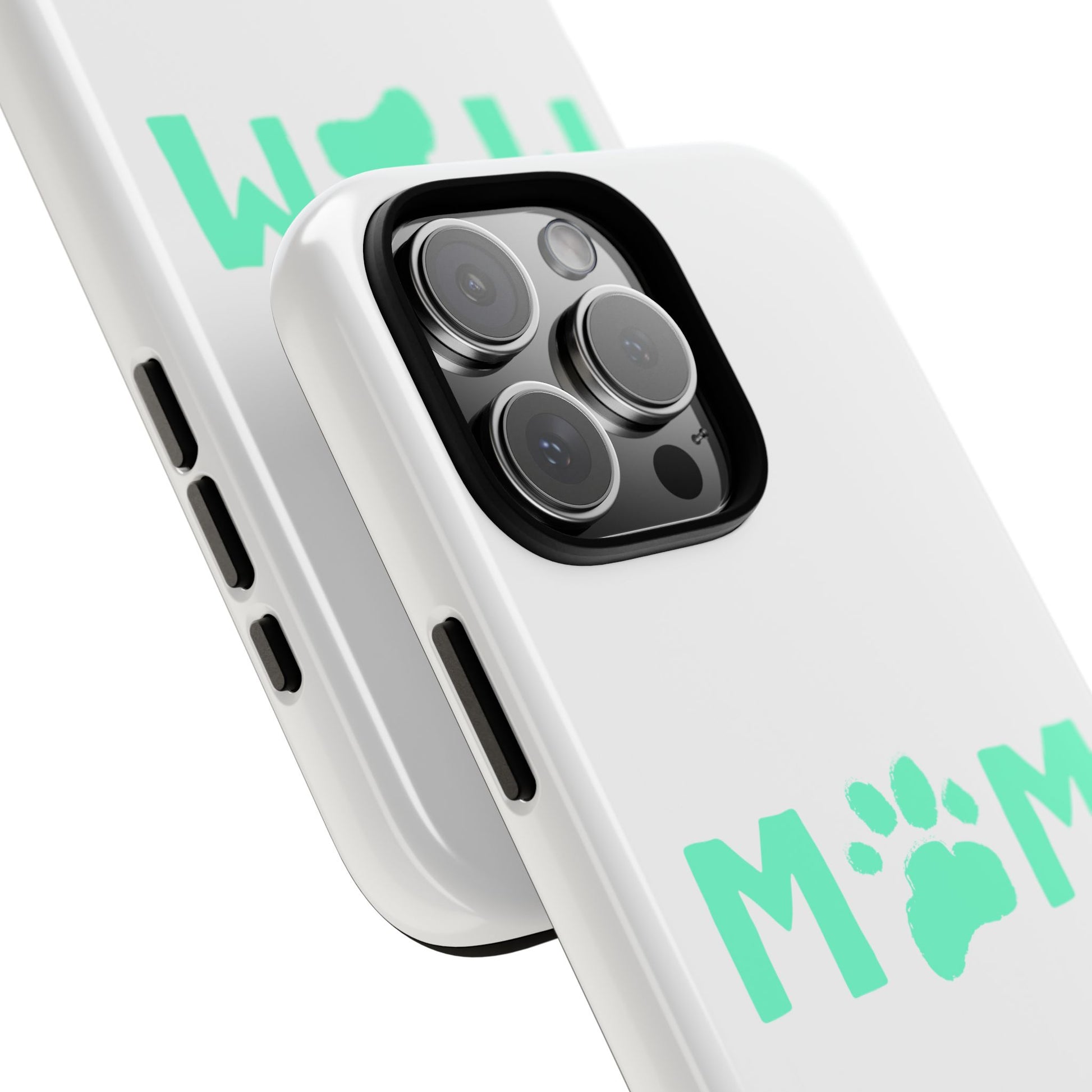 Personalized Tough Phone Cases for Moms, Pet Lover Gifts, Cute Phone Accessories, Customizable Pet Paw Designs, Mother's Day Gift