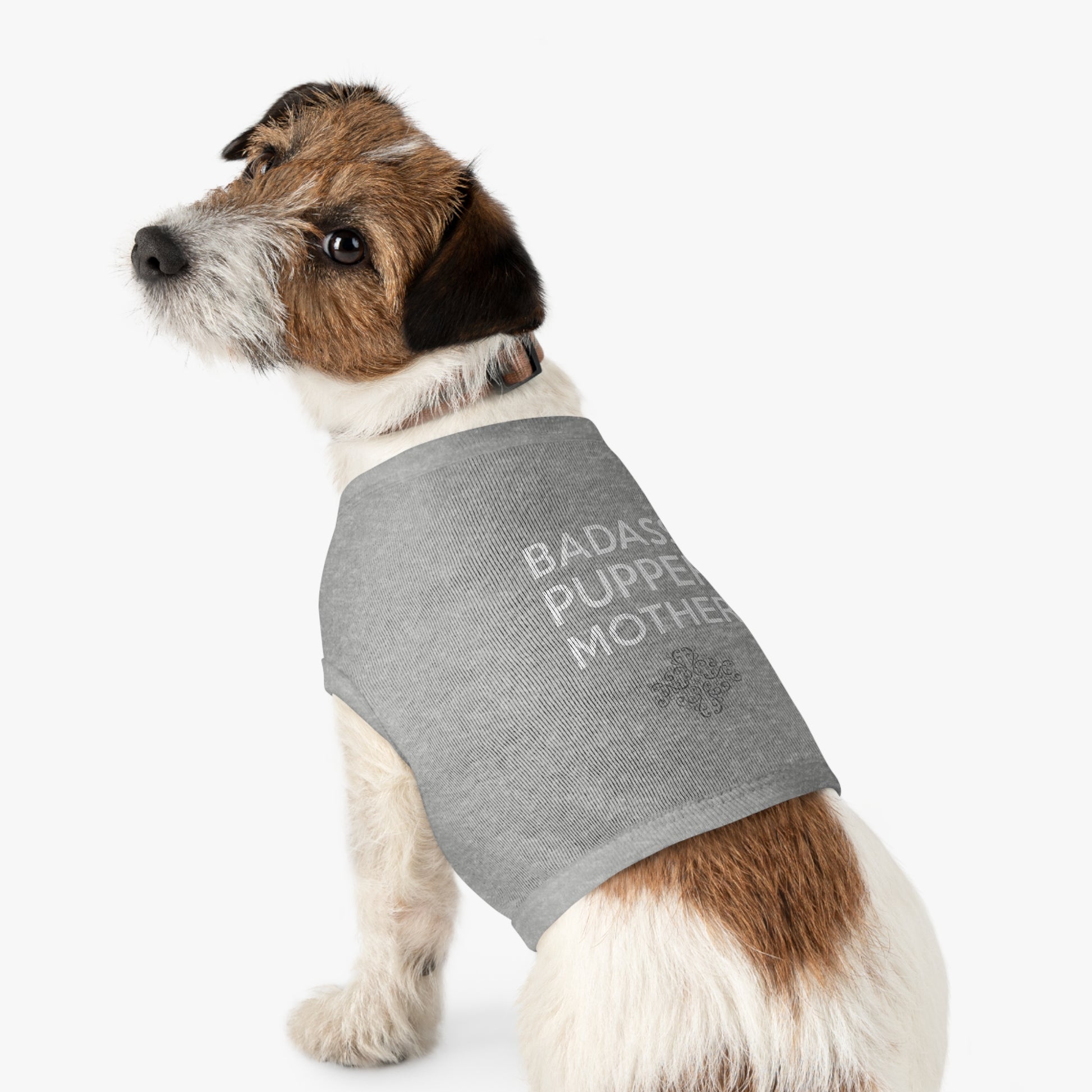 Badass Puppers Pet Tank Top - Stylish Canine Tee for Dog Lovers, Perfect for Celebrations, Gifts, and Everyday Wear