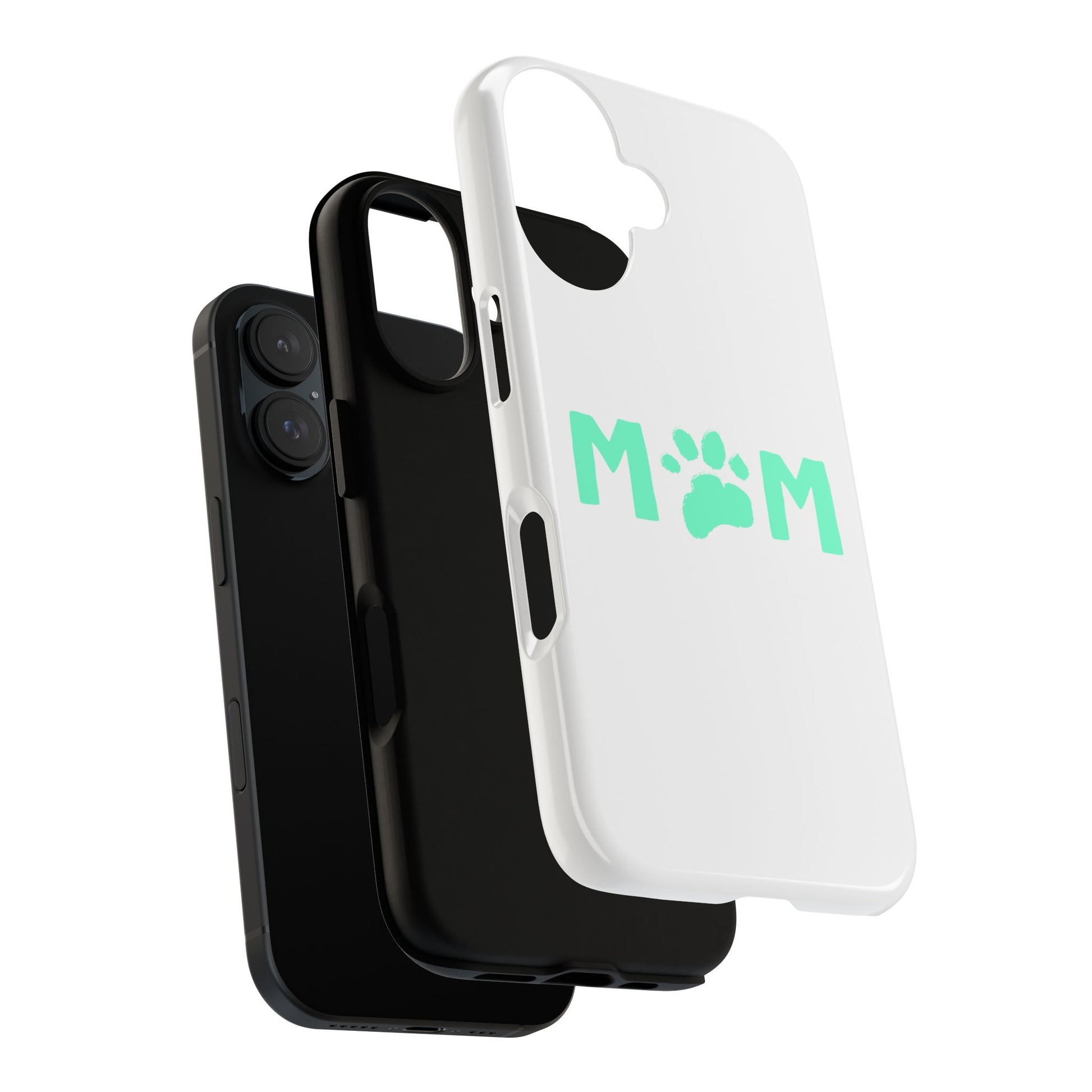 Personalized Tough Phone Cases for Moms, Pet Lover Gifts, Cute Phone Accessories, Customizable Pet Paw Designs, Mother's Day Gift