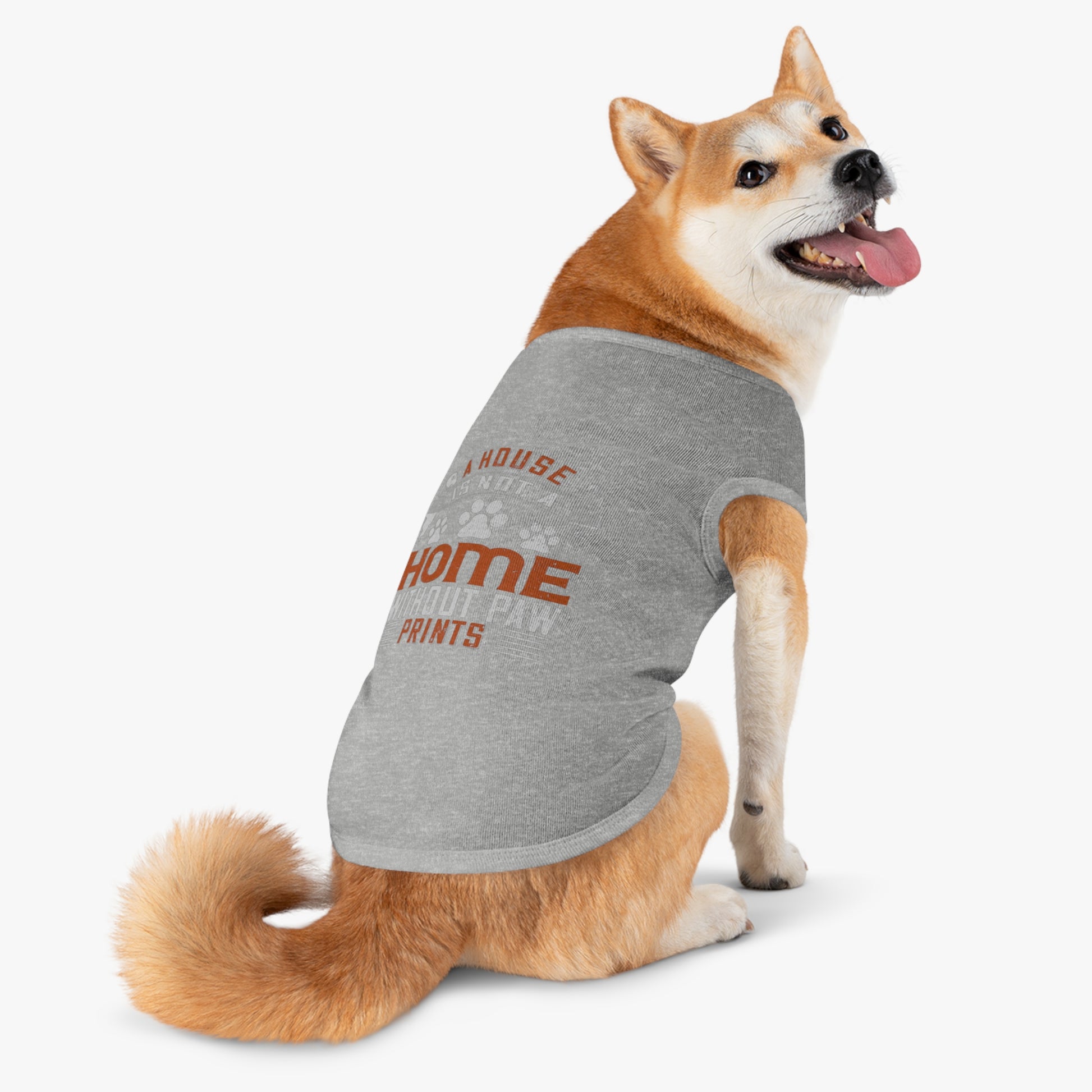 Dog Lover's Pet Tank Top, Cute Paw Prints Pet Apparel, Dog Fashion, Cat Mom Gift, Pet Birthday Outfit, Animal Lover Clothing