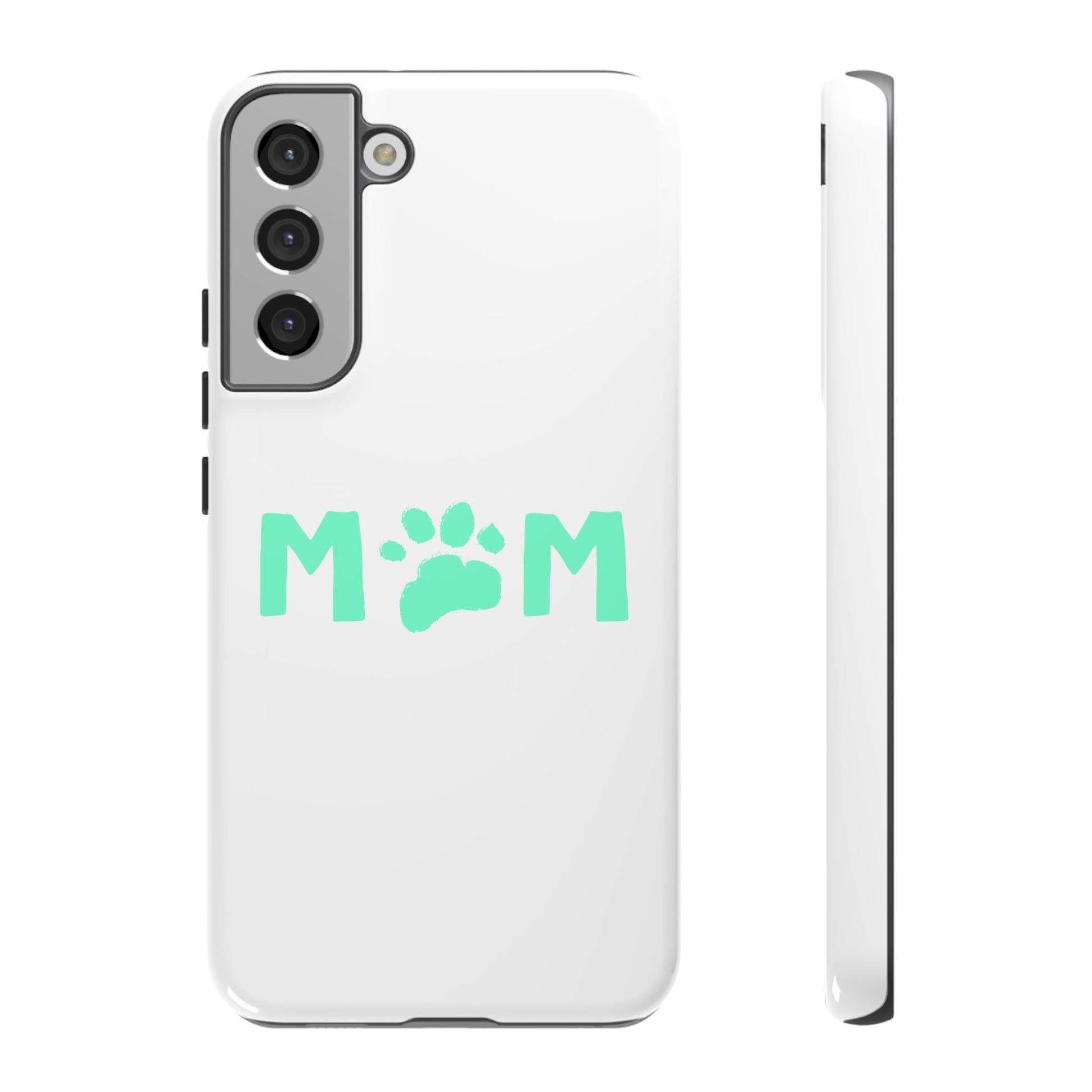 Personalized Tough Phone Cases for Moms, Pet Lover Gifts, Cute Phone Accessories, Customizable Pet Paw Designs, Mother's Day Gift
