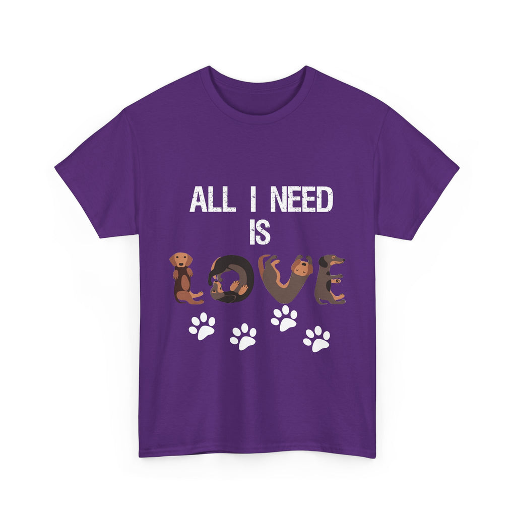 Cute Pet Lover T-Shirt, Love Graphic Tee, Dog Mom Gift, Animal Lover Shirt, Perfect for Casual Wear, Gifts for Pet Owners