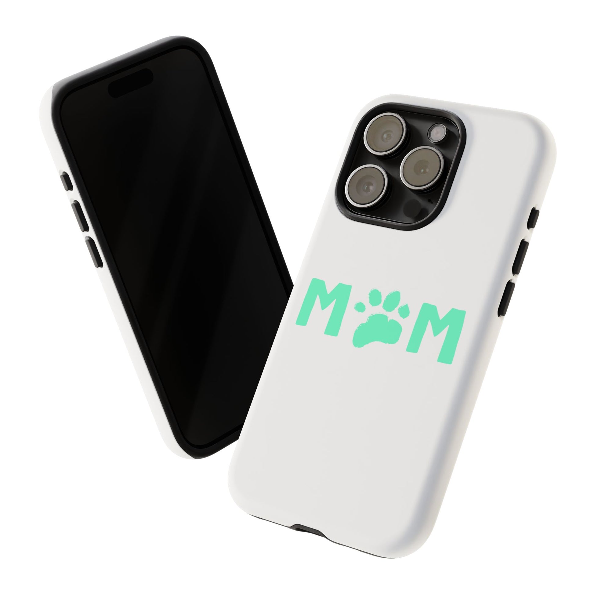Personalized Tough Phone Cases for Moms, Pet Lover Gifts, Cute Phone Accessories, Customizable Pet Paw Designs, Mother's Day Gift
