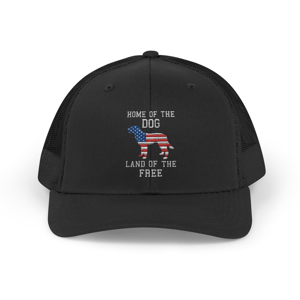 Patriotic Dog Lover Snapback Trucker Cap