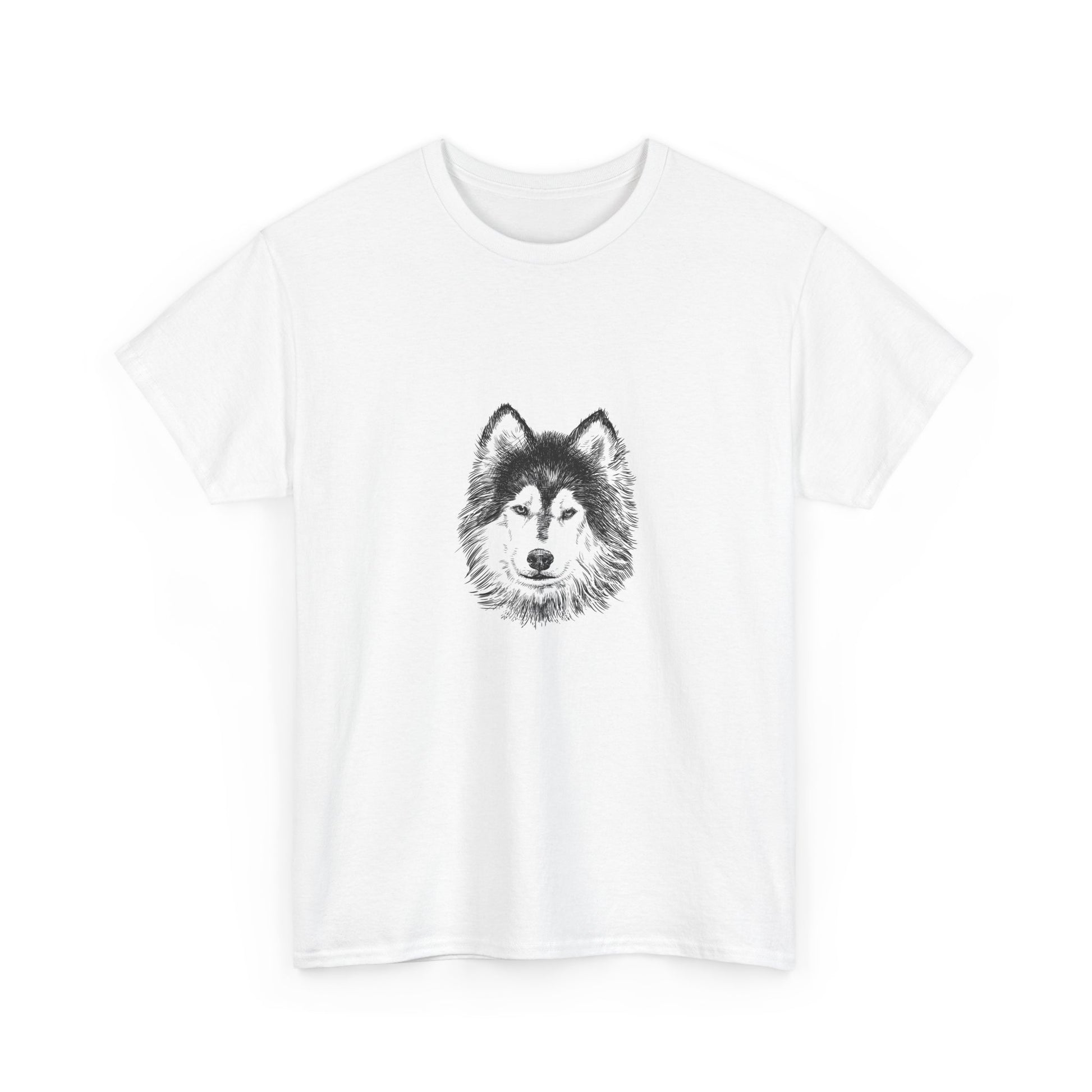 Siberian Husky Graphic Tee, Unisex Cotton T-Shirt, Dog Lover Gift, Animal Shirt, Casual Wear, Pet Owner Apparel