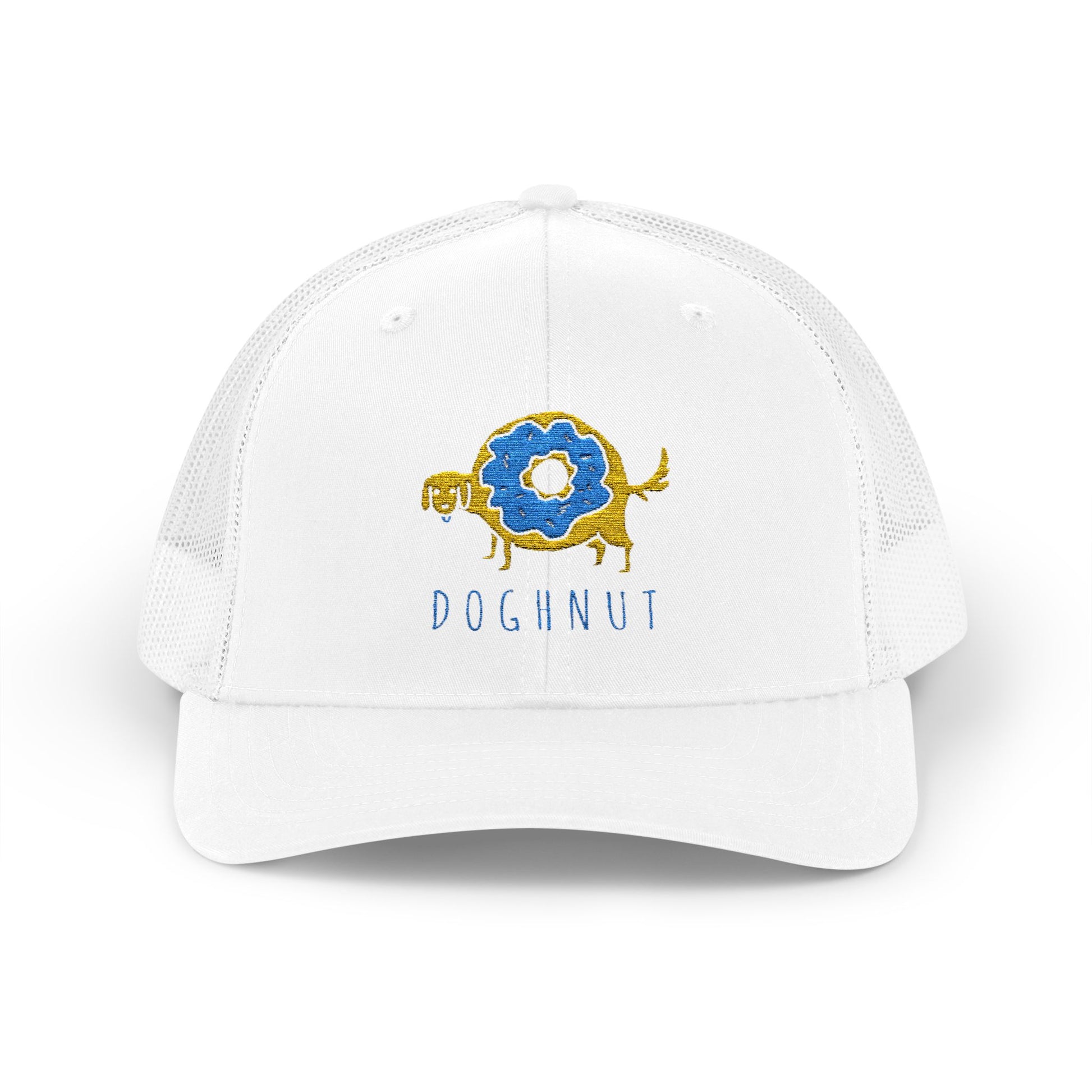 Dog-Inspired Trucker Cap - Fun Dognut Design