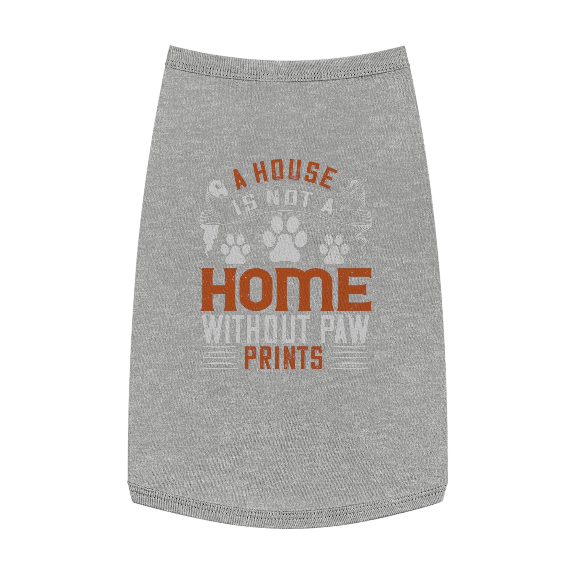 Dog Lover's Pet Tank Top, Cute Paw Prints Pet Apparel, Dog Fashion, Cat Mom Gift, Pet Birthday Outfit, Animal Lover Clothing