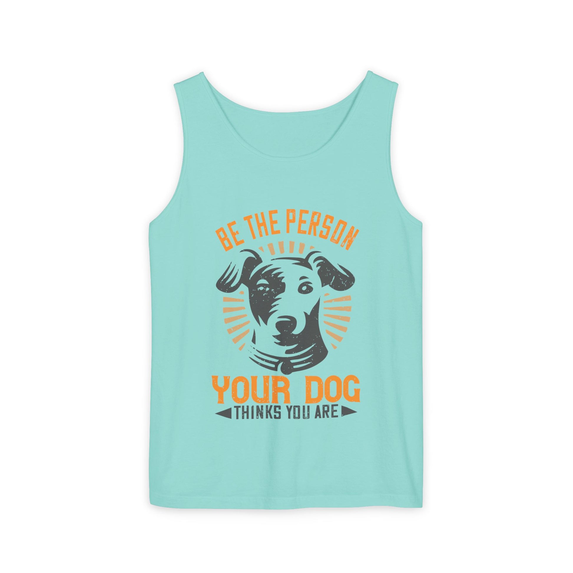 Dog Lover's Unisex Tank Top - "Be The Person Your Dog Thinks You Are" - Perfect for Pet Owners, Gift for Dog Lovers, Summer Apparel, [...]