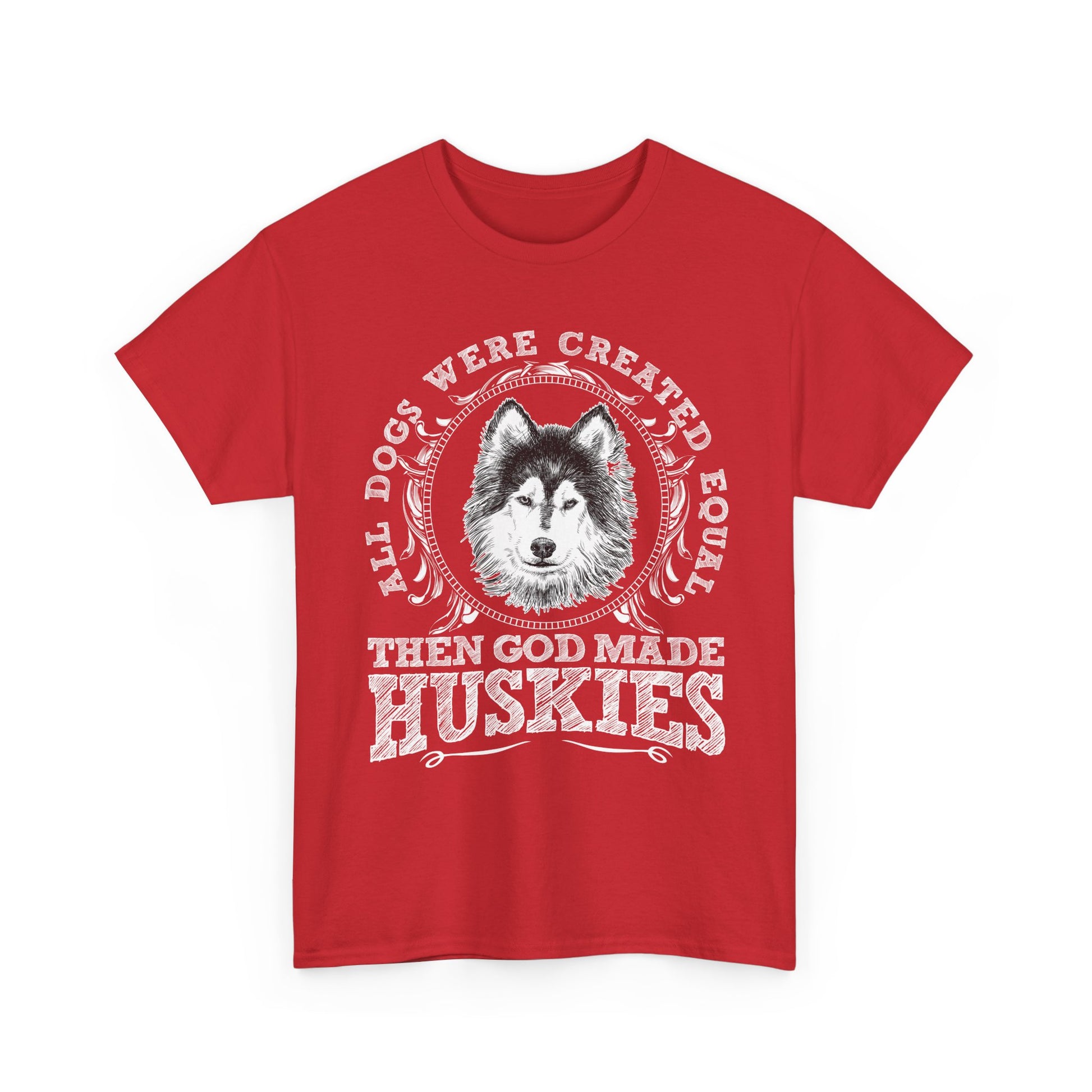 Siberian Husky Graphic Tee, Unisex Cotton T-Shirt, Dog Lover Gift, Animal Shirt, Casual Wear, Pet Owner Apparel