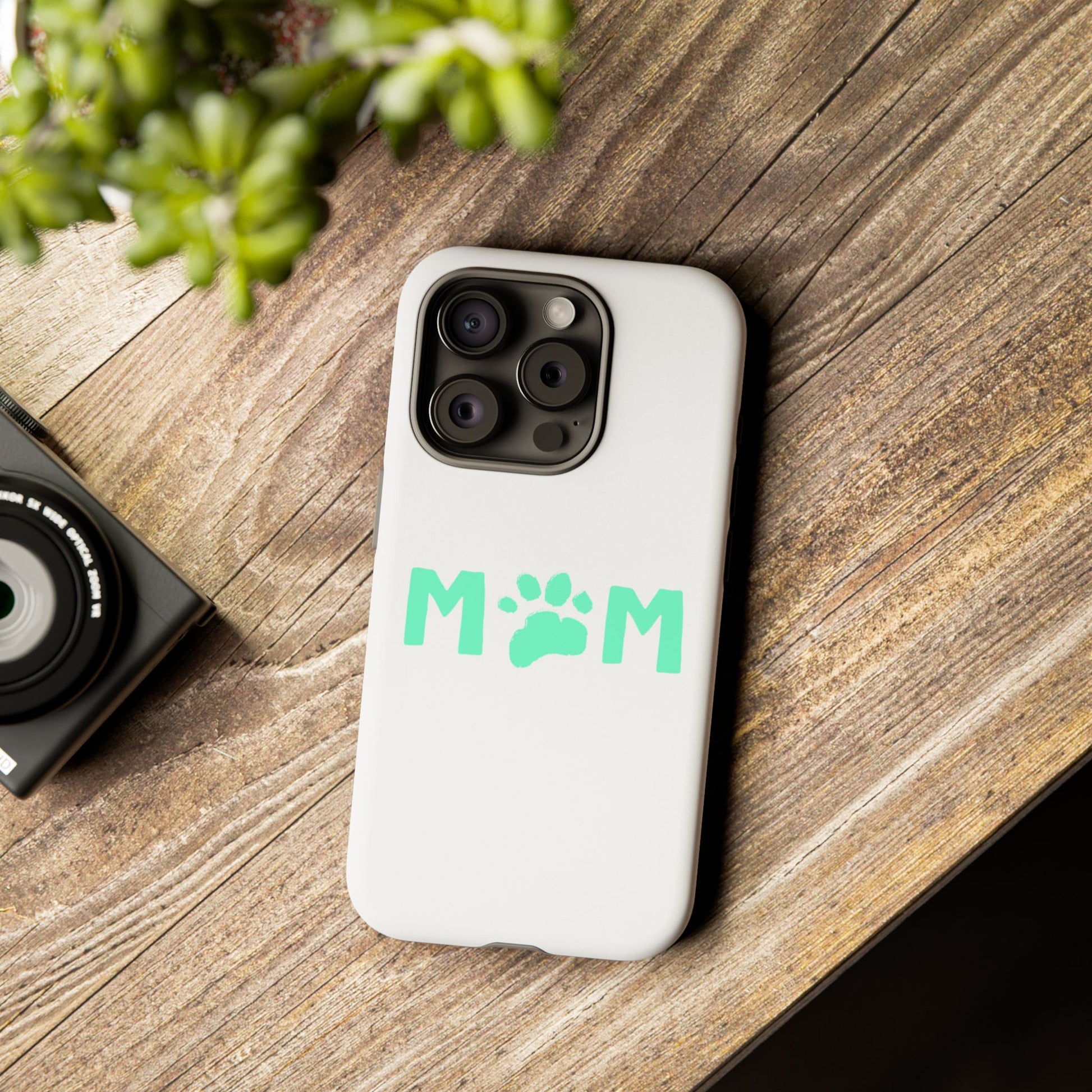 Personalized Tough Phone Cases for Moms, Pet Lover Gifts, Cute Phone Accessories, Customizable Pet Paw Designs, Mother's Day Gift