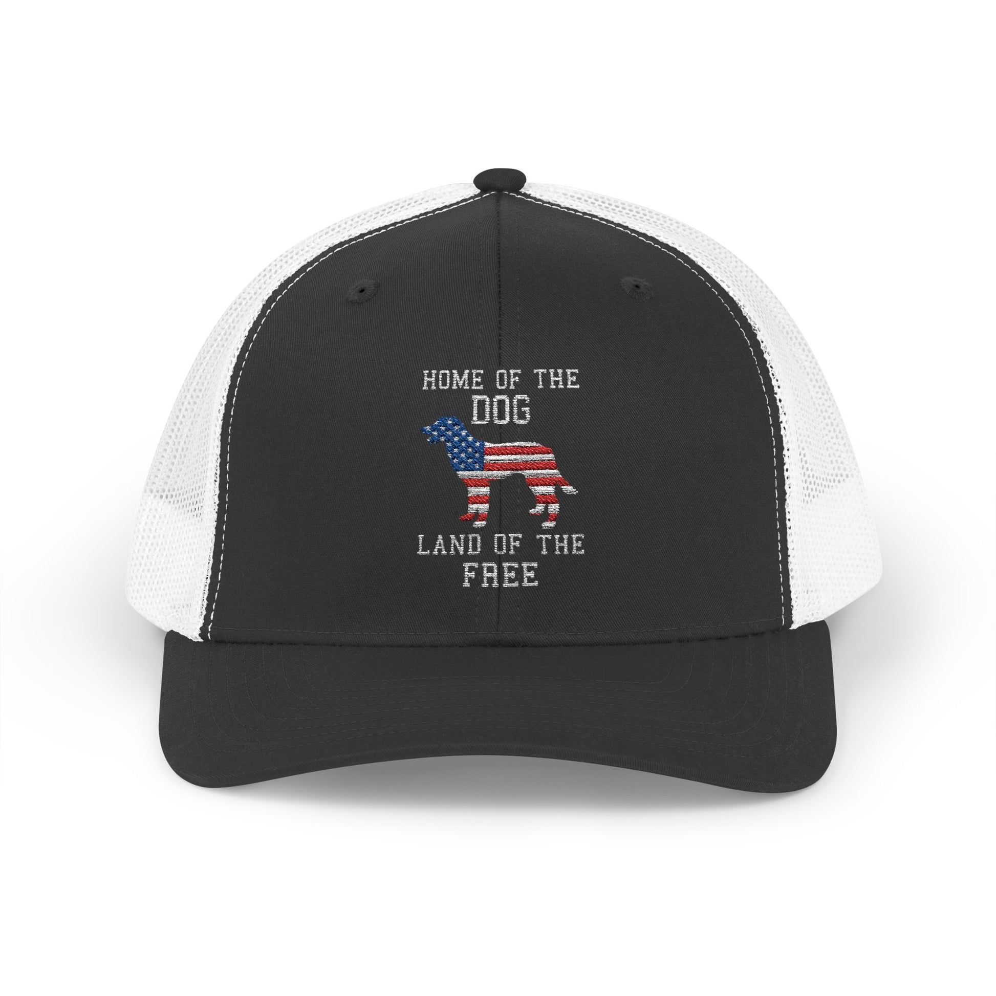 Patriotic Dog Lover Snapback Trucker Cap