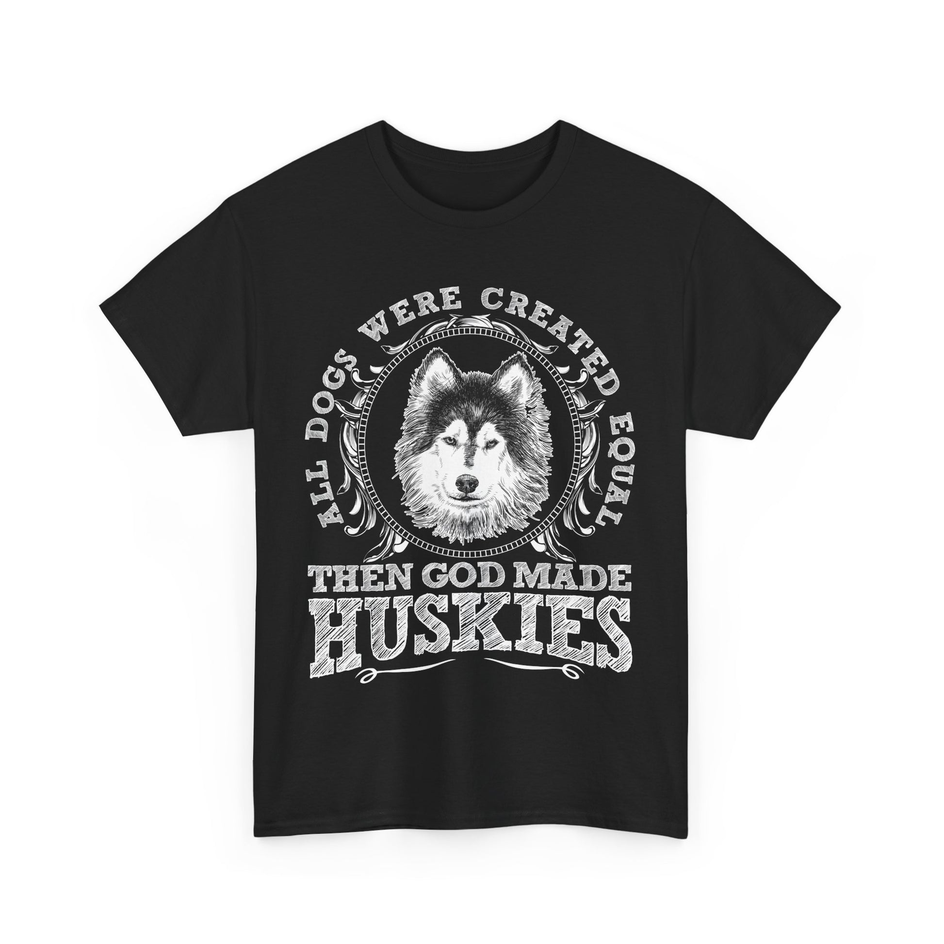 Siberian Husky Graphic Tee, Unisex Cotton T-Shirt, Dog Lover Gift, Animal Shirt, Casual Wear, Pet Owner Apparel
