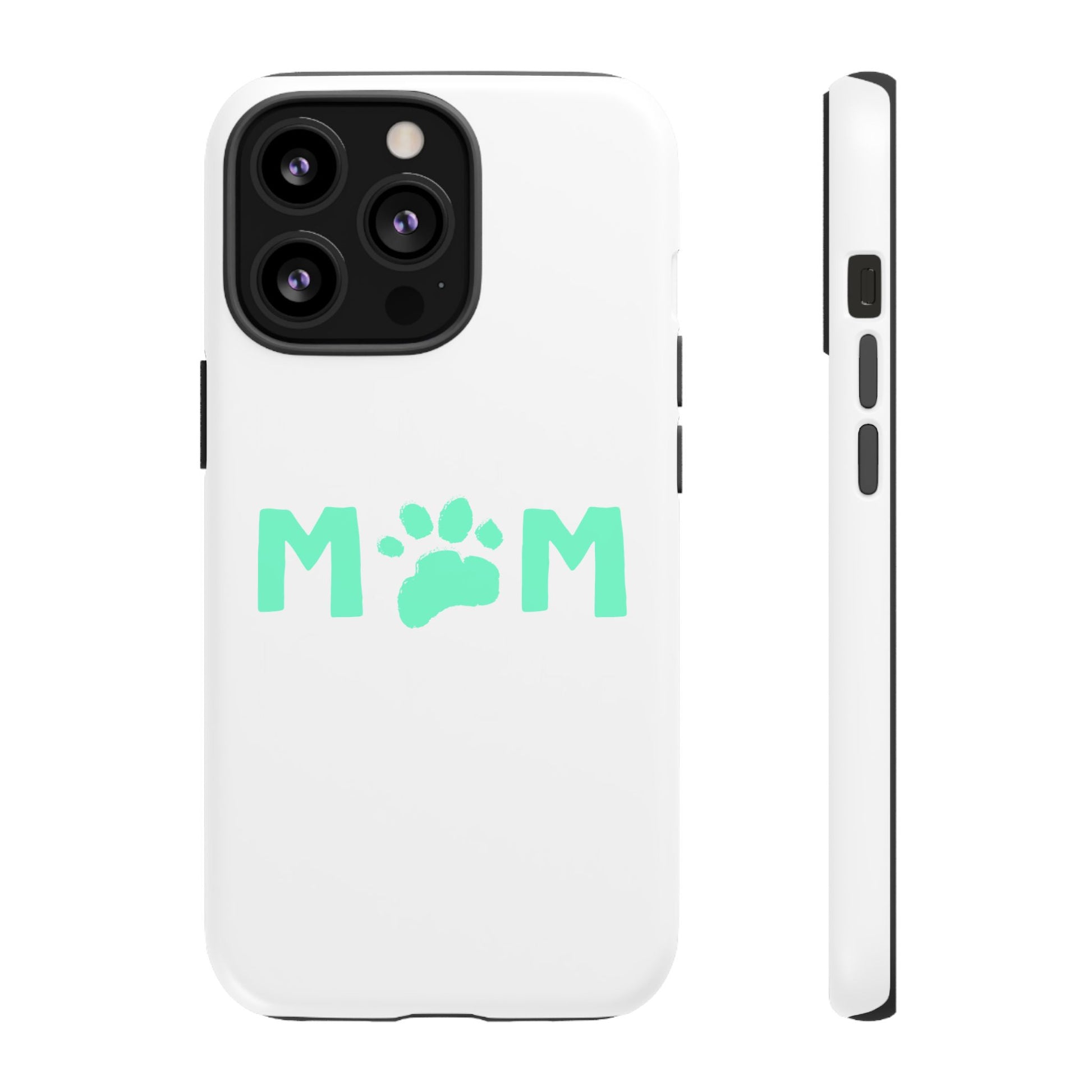 Personalized Tough Phone Cases for Moms, Pet Lover Gifts, Cute Phone Accessories, Customizable Pet Paw Designs, Mother's Day Gift