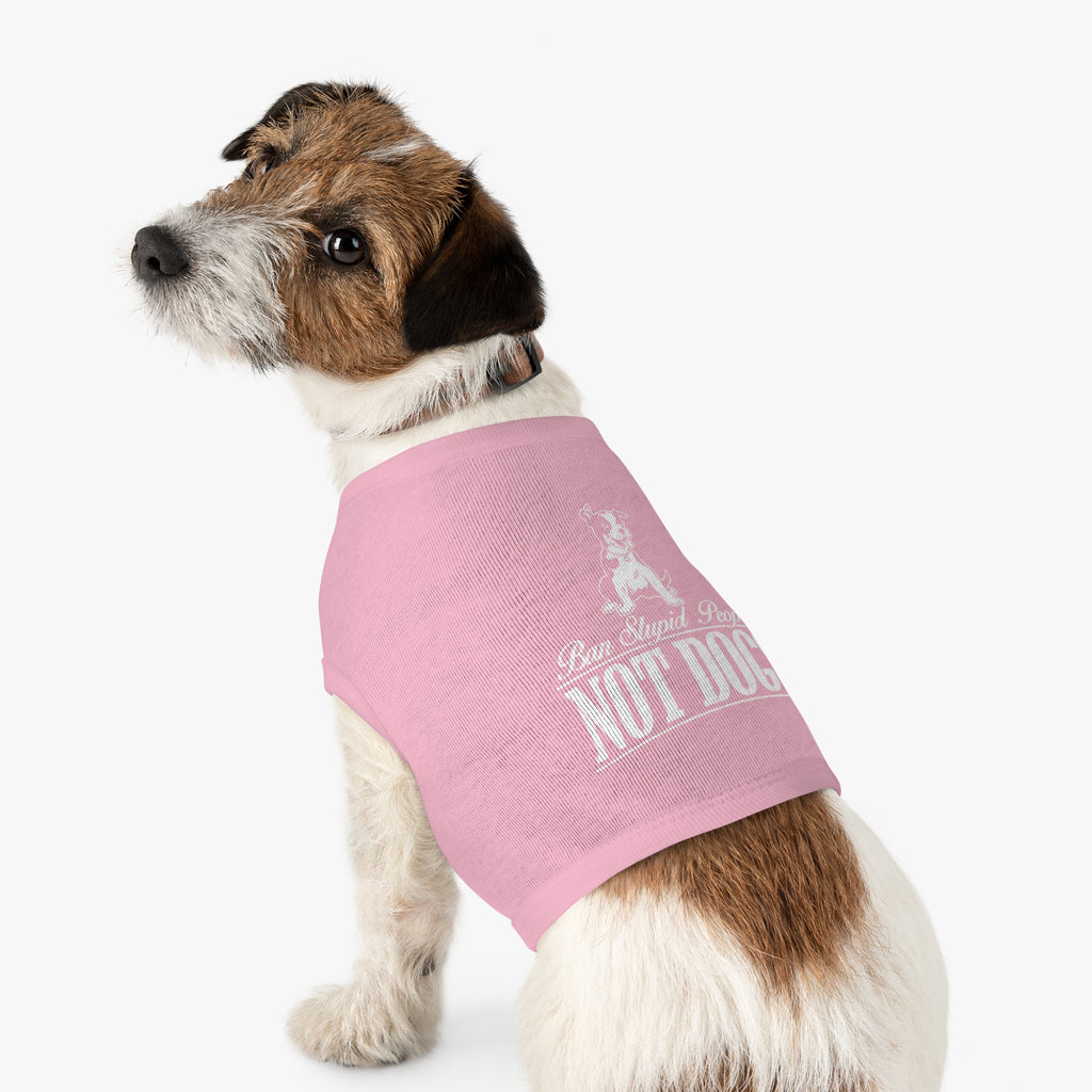 Pet Lover Tank Top: "Ban Stupid People, NOT DOGS" - Cute Dog Apparel, Pet Costume, Dog Lovers Gift, Pet Fashion, Funny Dog Shirt