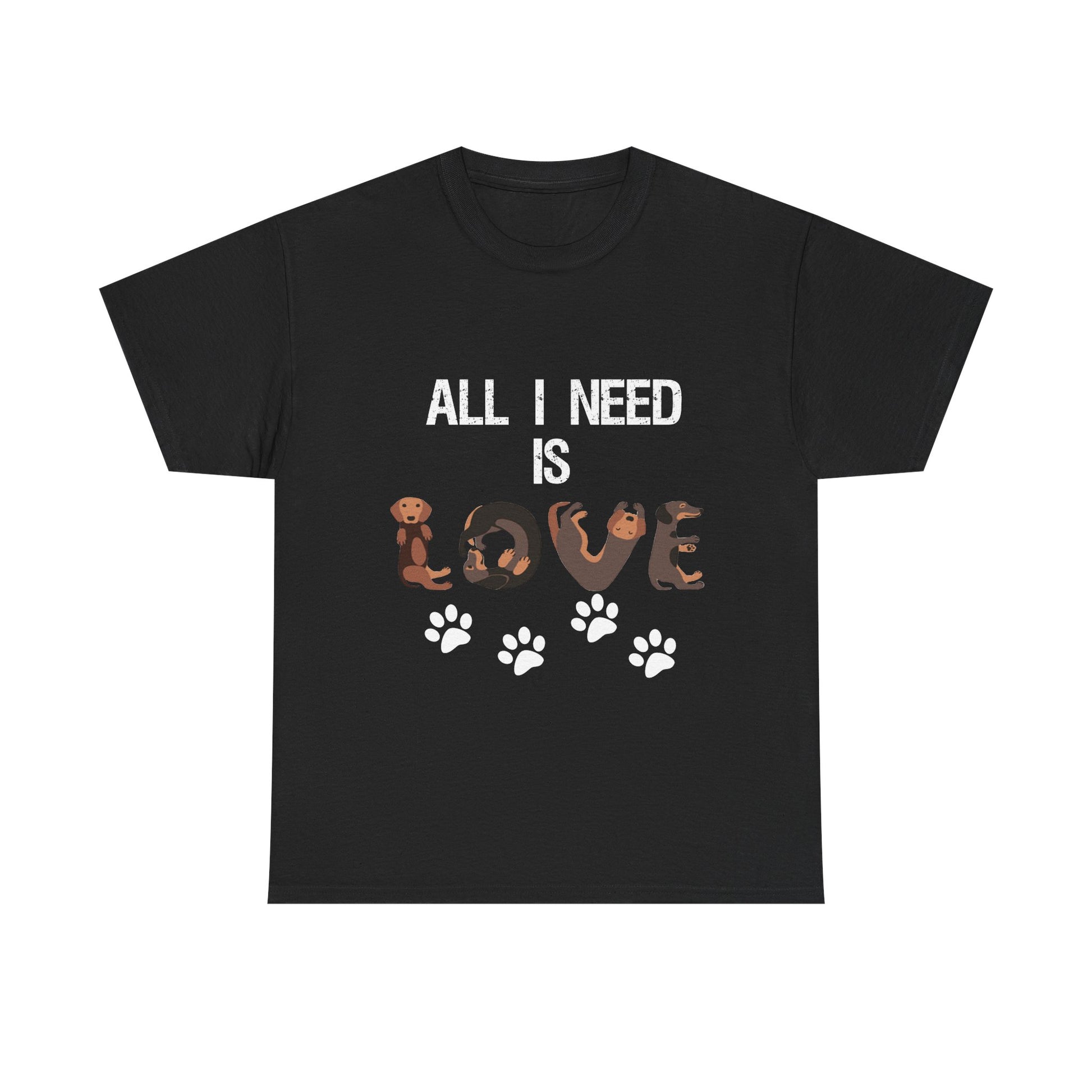 Cute Pet Lover T-Shirt, Love Graphic Tee, Dog Mom Gift, Animal Lover Shirt, Perfect for Casual Wear, Gifts for Pet Owners