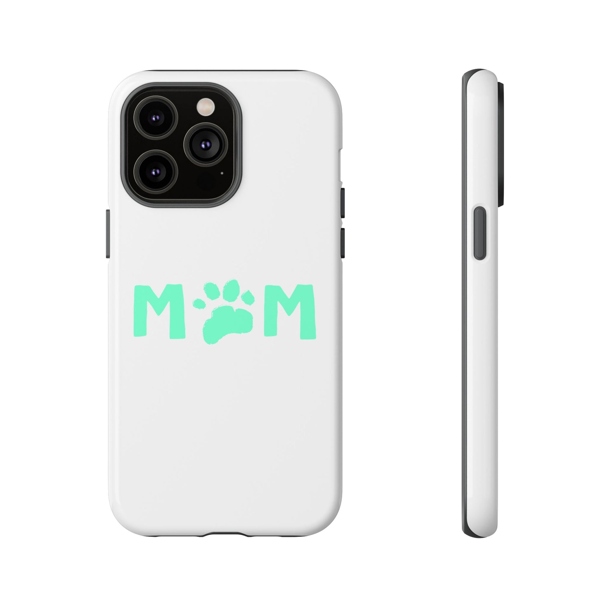 Personalized Tough Phone Cases for Moms, Pet Lover Gifts, Cute Phone Accessories, Customizable Pet Paw Designs, Mother's Day Gift