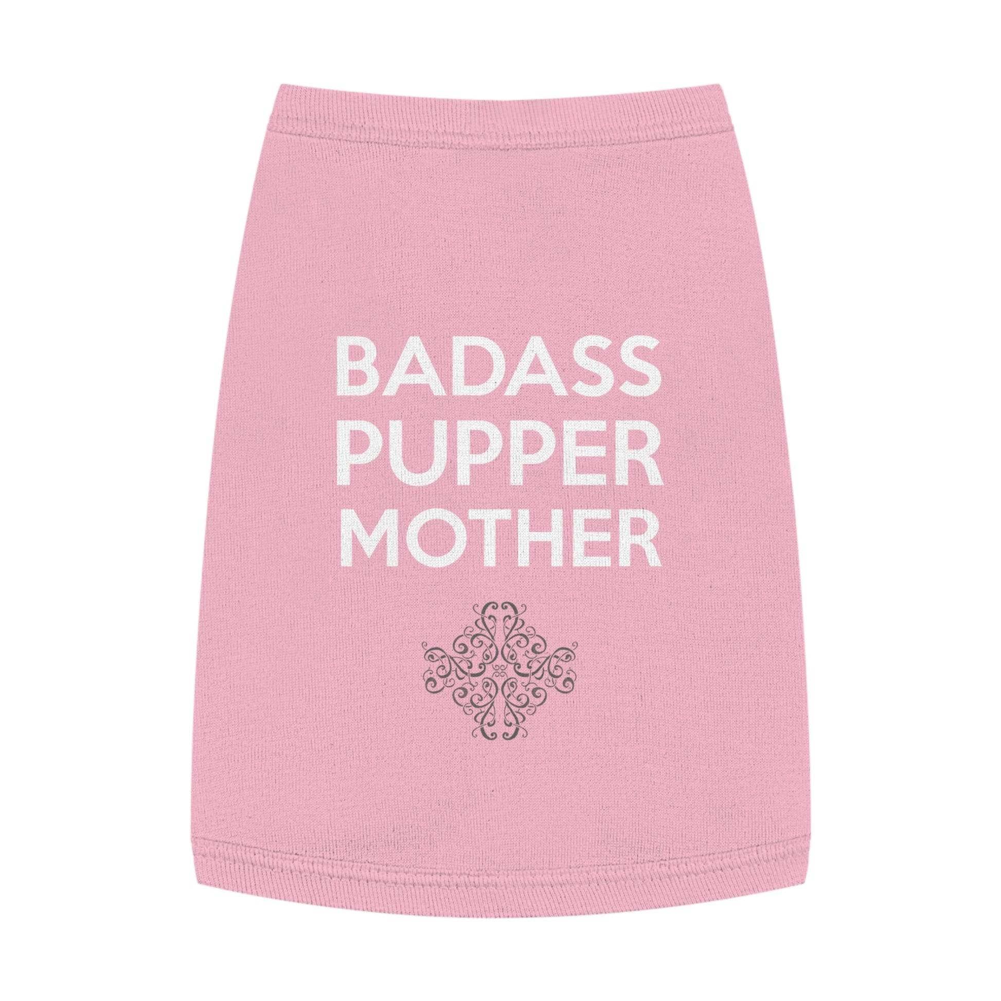Badass Puppers Pet Tank Top - Stylish Canine Tee for Dog Lovers, Perfect for Celebrations, Gifts, and Everyday Wear