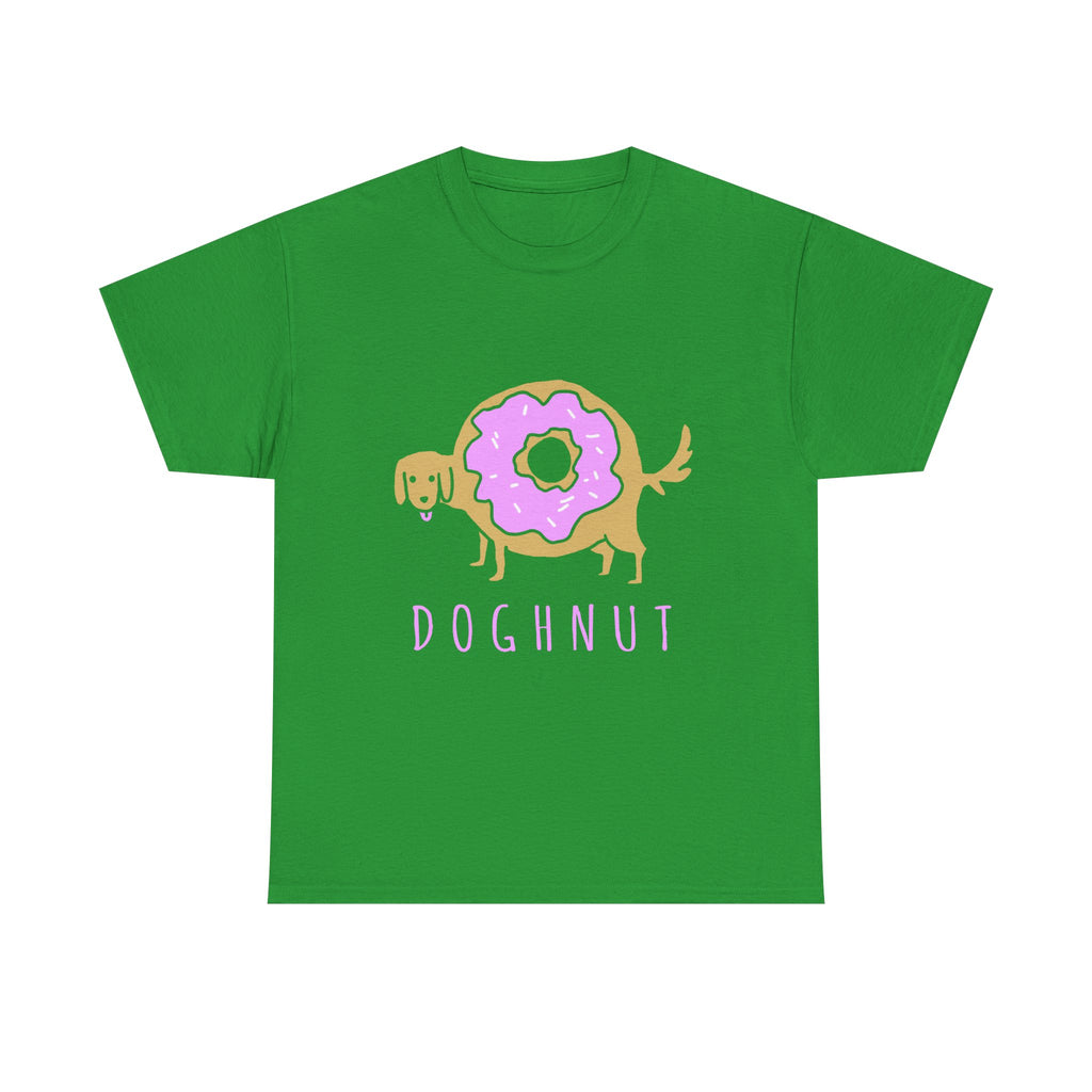 Doghnut Graphic Tee, Funny Pet Lover Shirt, Cute Dog Tee, Gift for Dog Owners, Casual Wear, Perfect for Birthdays