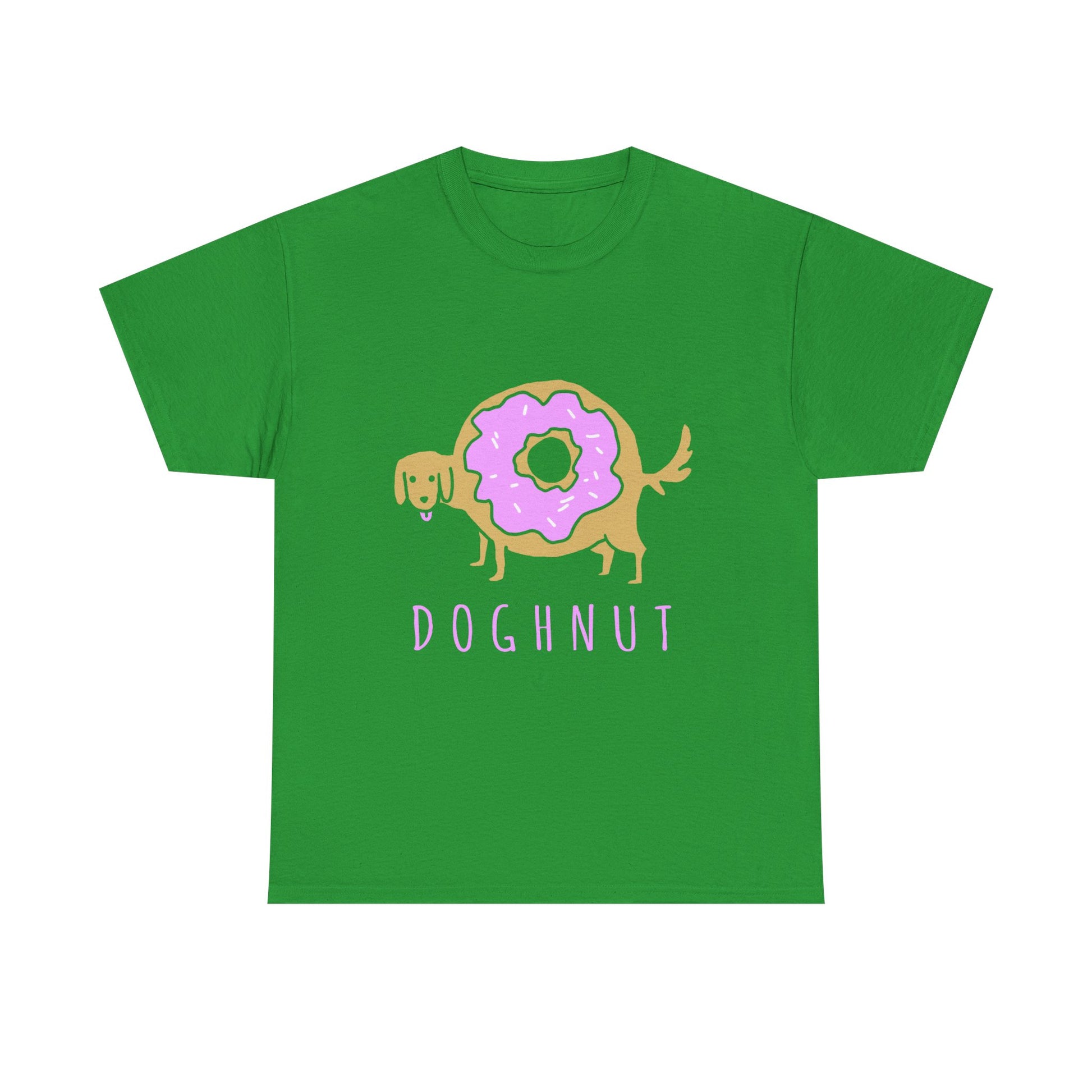 Doghnut Graphic Tee, Funny Pet Lover Shirt, Cute Dog Tee, Gift for Dog Owners, Casual Wear, Perfect for Birthdays