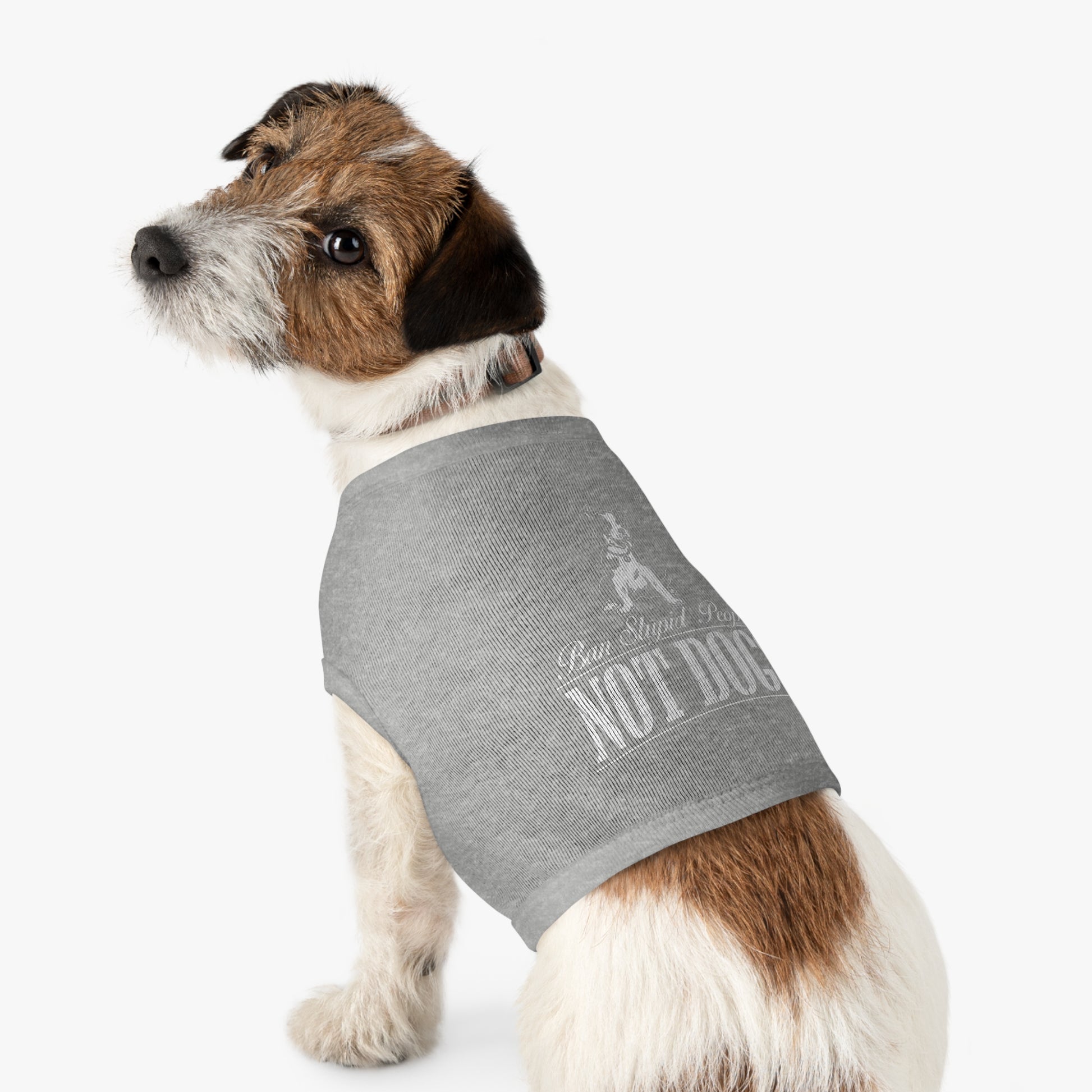 Pet Lover Tank Top: "Ban Stupid People, NOT DOGS" - Cute Dog Apparel, Pet Costume, Dog Lovers Gift, Pet Fashion, Funny Dog Shirt