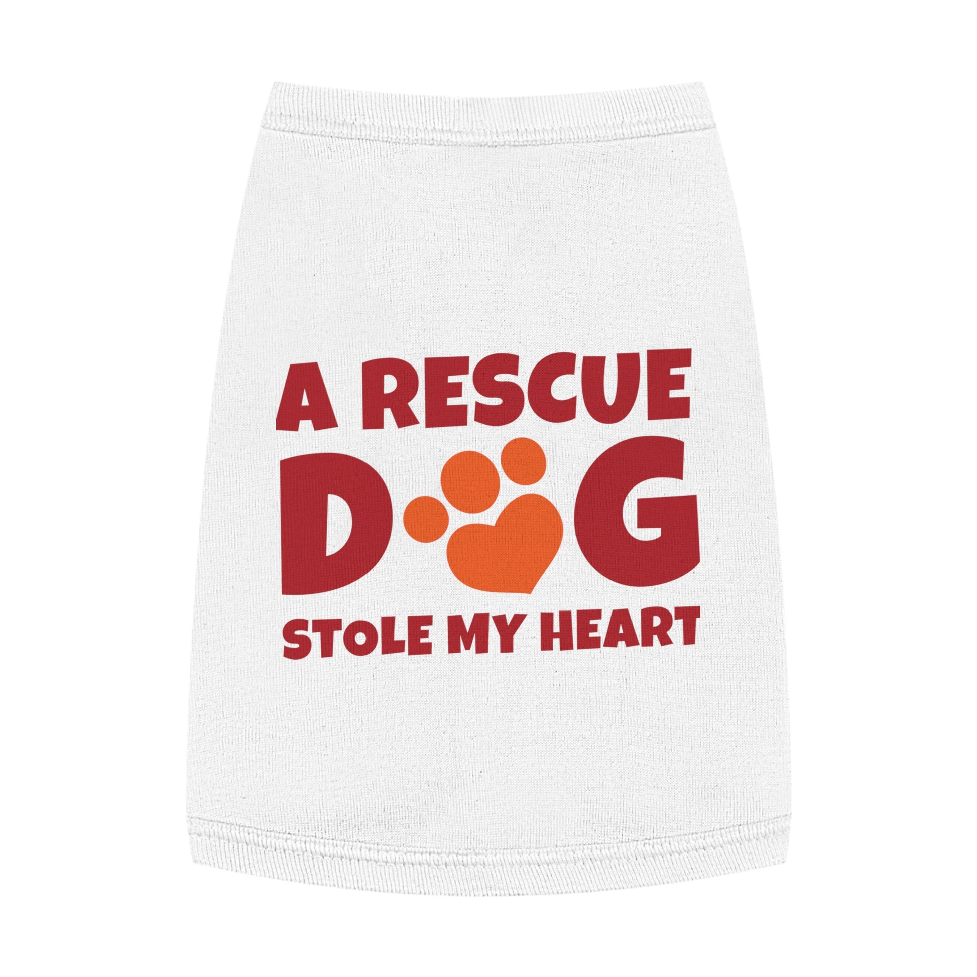 Adorable Rescue Dog Tank Top for Pets, Cute Pet Apparel, Dog Lover Gift, Pet Fashion, Animal Rescue Support