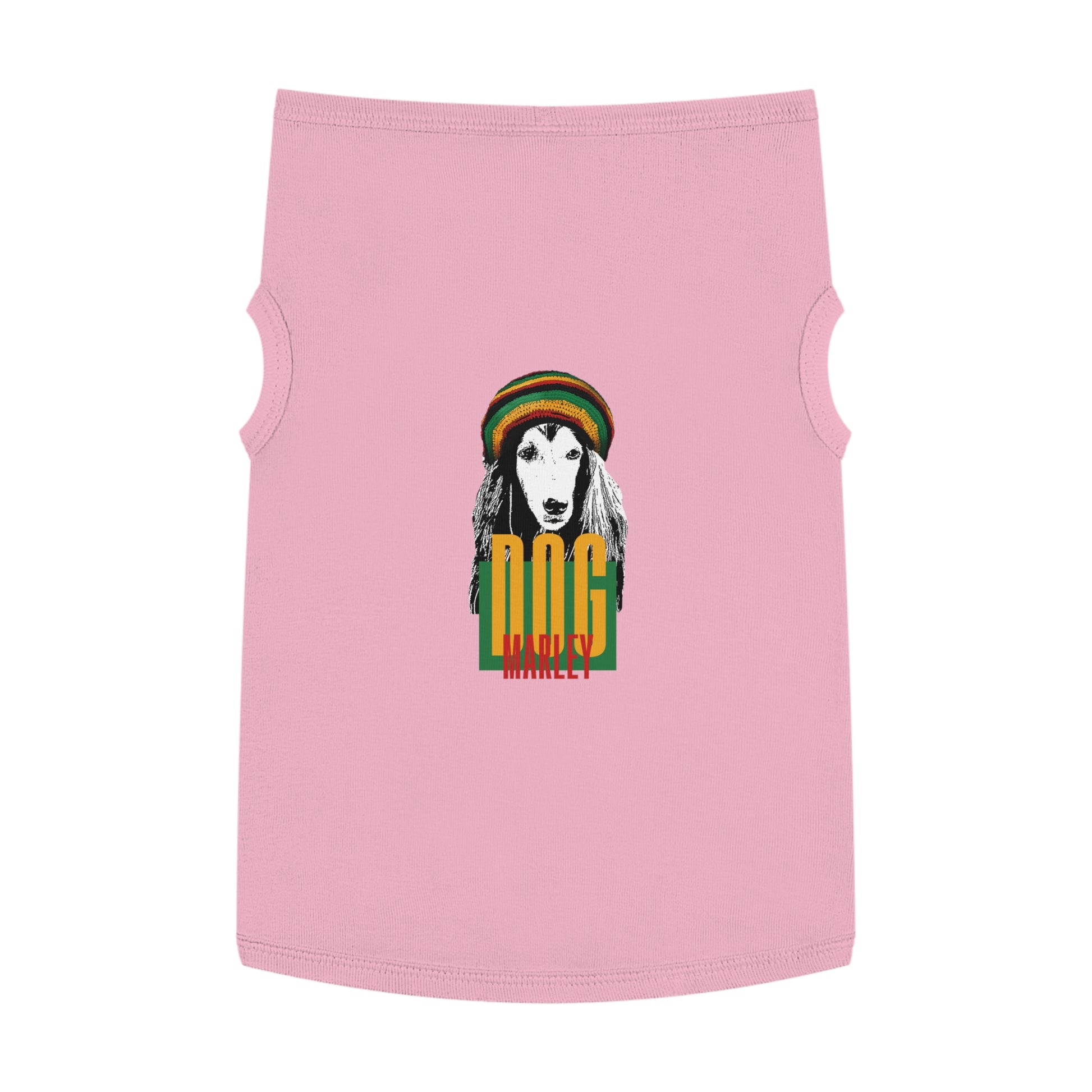 Rasta Dog Tank Top - Stylish Pet Apparel for Dog Lovers, Summer Wear, Uniquely Fun Gift, Festival Ready, Marley Inspired