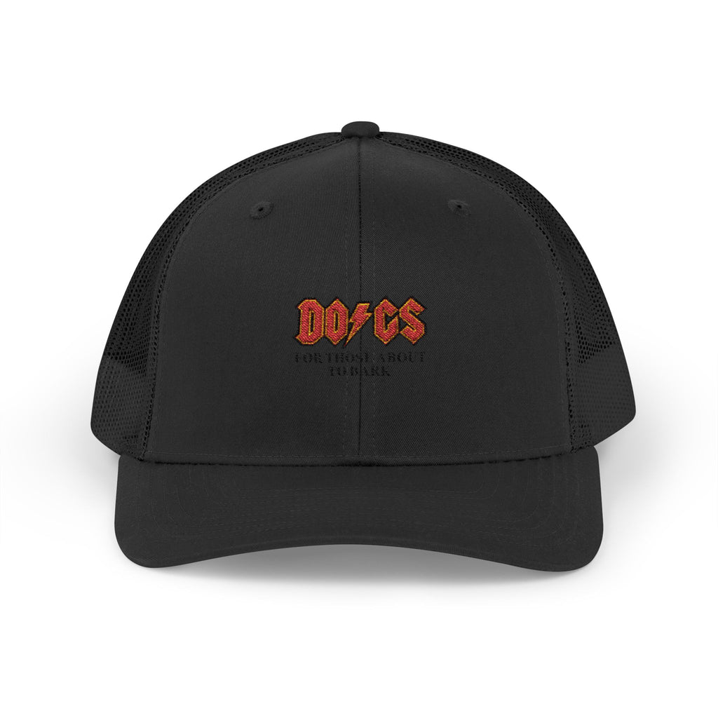 Trendy Snapback Trucker Cap with Bold Graphic Design