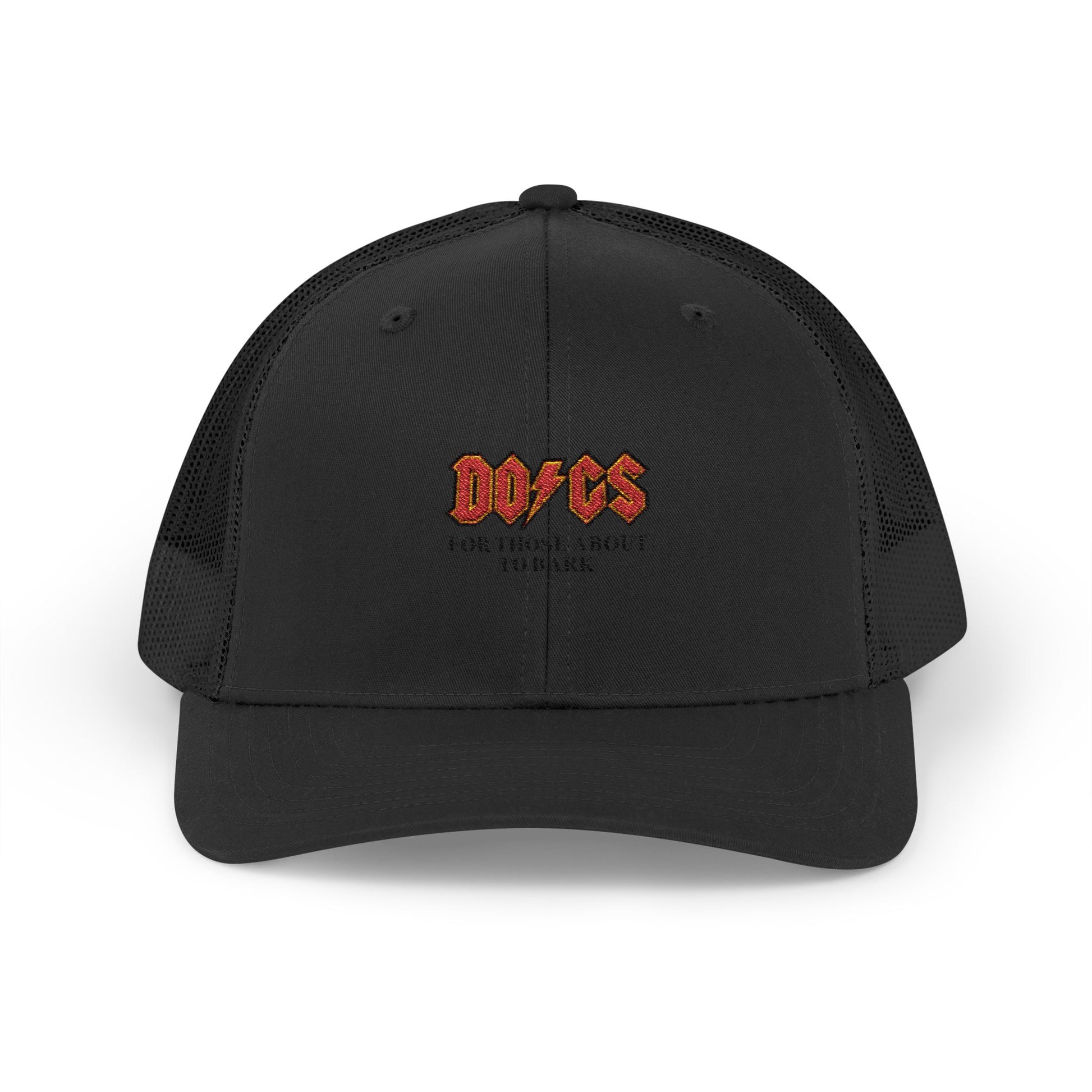 Trendy Snapback Trucker Cap with Bold Graphic Design