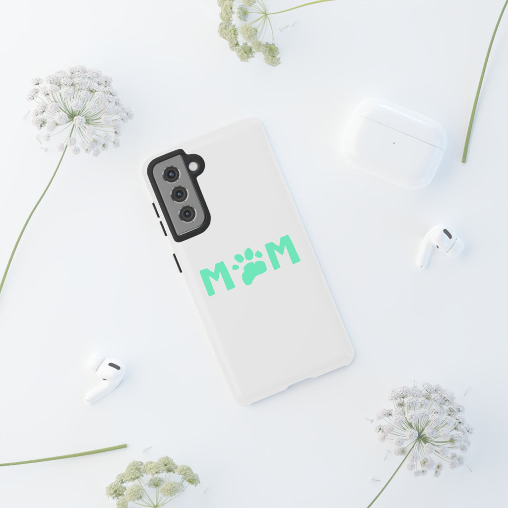 Personalized Tough Phone Cases for Moms, Pet Lover Gifts, Cute Phone Accessories, Customizable Pet Paw Designs, Mother's Day Gift