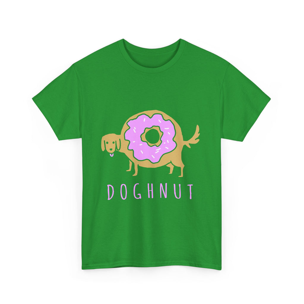 Doghnut Graphic Tee, Funny Pet Lover Shirt, Cute Dog Tee, Gift for Dog Owners, Casual Wear, Perfect for Birthdays